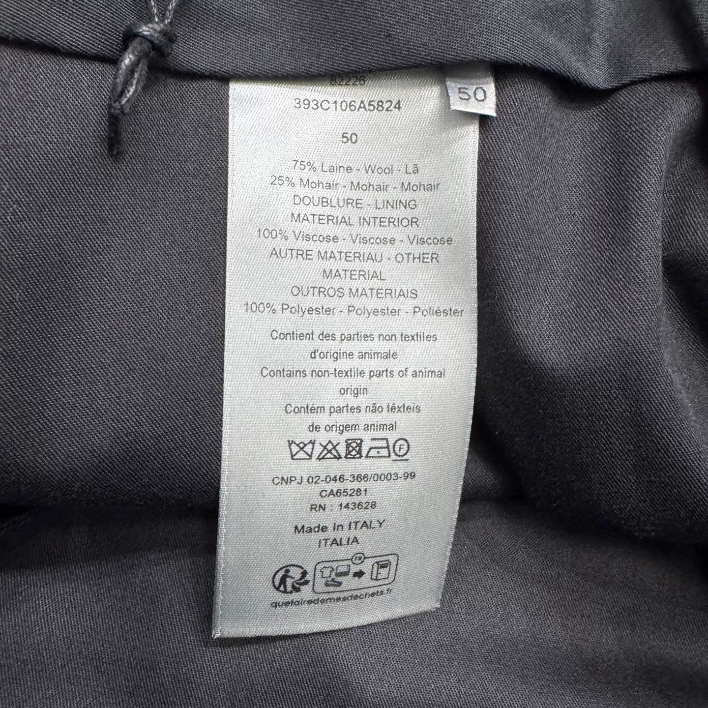 Dior Dior Plaid Wool Formal Trousers Size 40R Size 40R - 4 Thumbnail