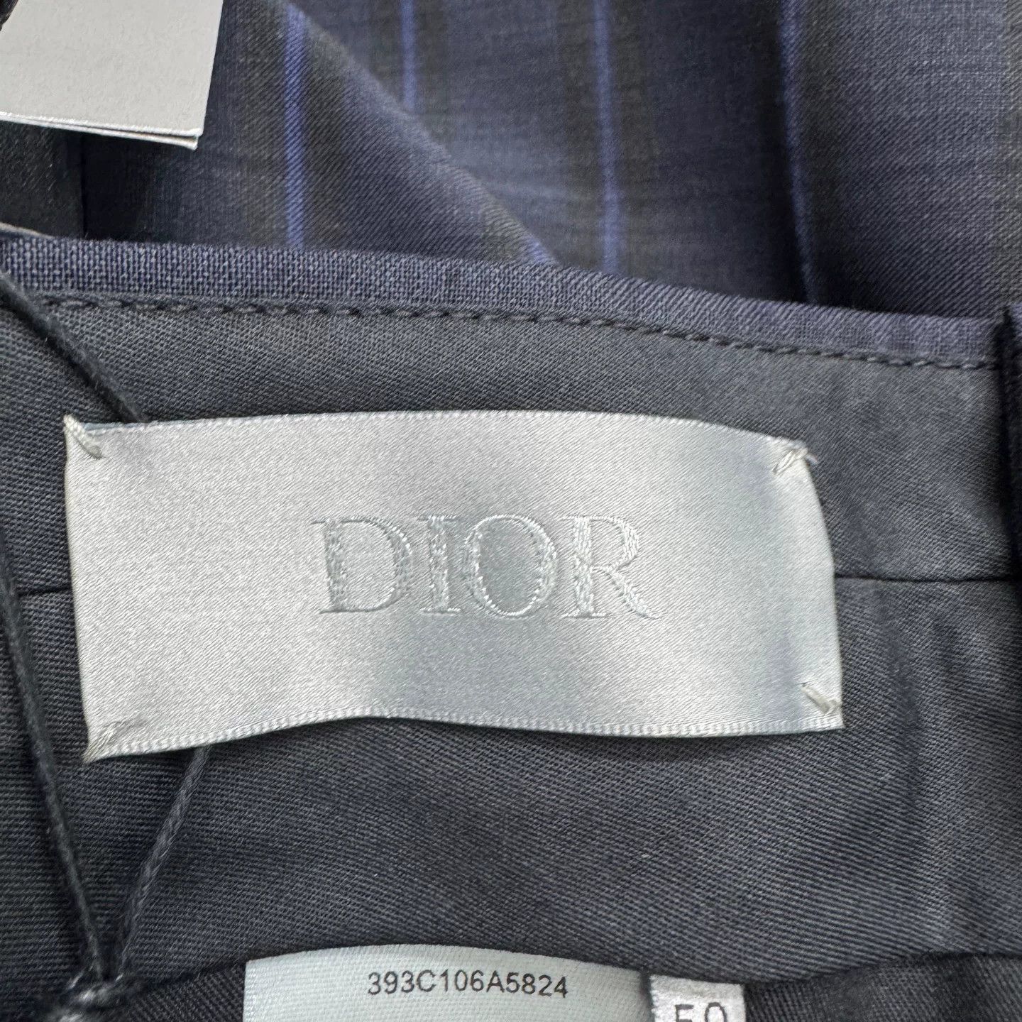 Dior Dior Plaid Wool Formal Trousers Size 40R Size 40R - 3 Thumbnail