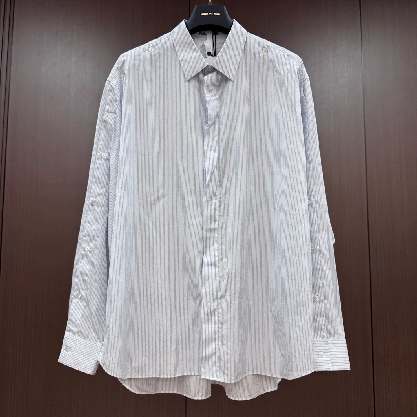 Dior Dior Striped Button Up Shirt Size L Size US L / EU 52-54 / 3 - 2 Thumbnail