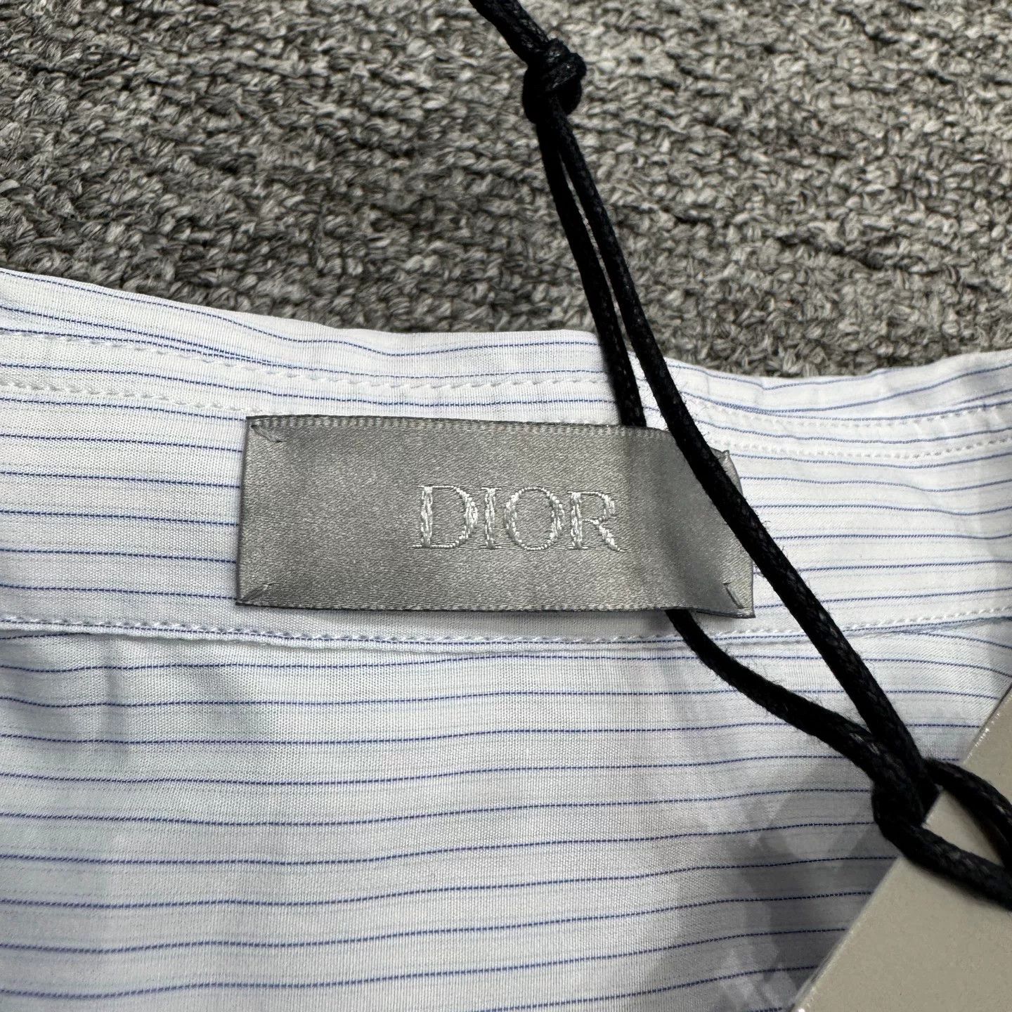 Dior Dior Striped Button Up Shirt Size L Size US L / EU 52-54 / 3 - 5 Thumbnail