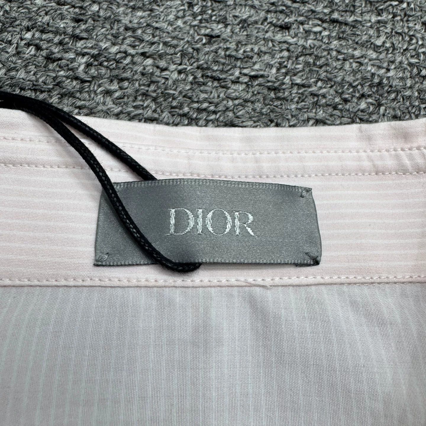 Dior Dior Bee Embroidered Stripe Shirt Size L Size US L / EU 52-54 / 3 - 5 Thumbnail