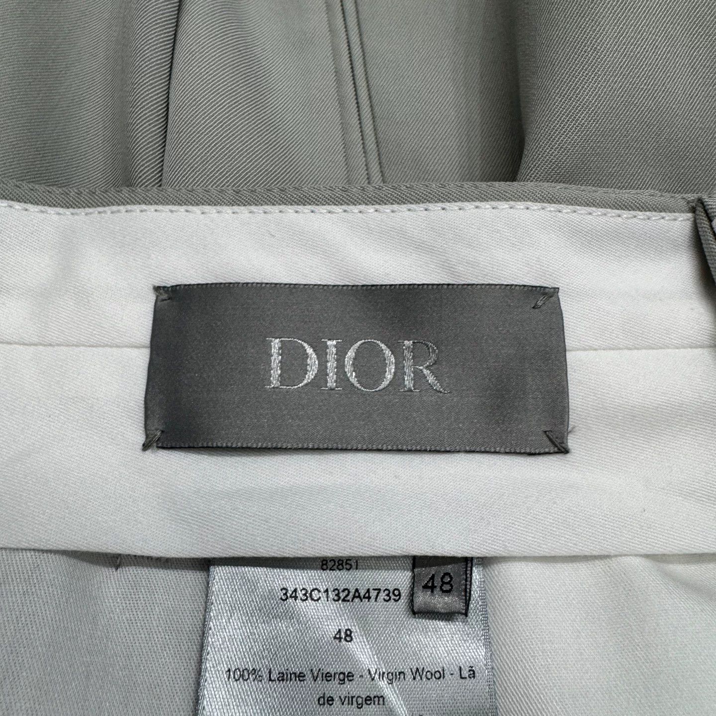 Dior Dior Virgin Wool Trousers Size 32 Size US 32 / EU 48 - 3 Thumbnail