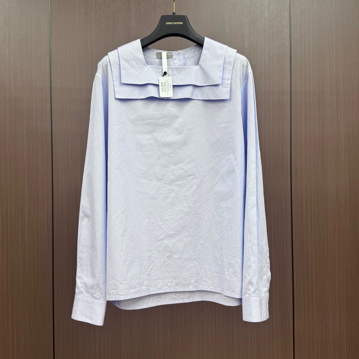 Dior Dior Sailor Collar Cotton Shirt Size M Size US M / EU 48-50 / 2 - 2 Thumbnail
