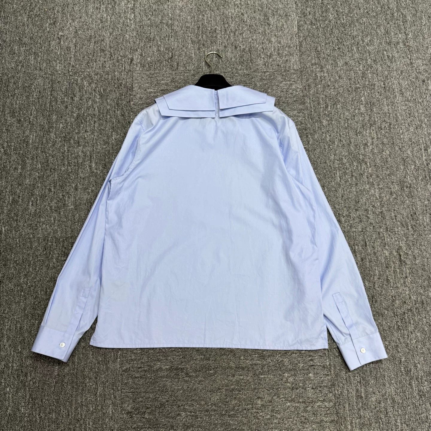 Dior Dior Sailor Collar Cotton Shirt Size M Size US M / EU 48-50 / 2 - 8 Thumbnail