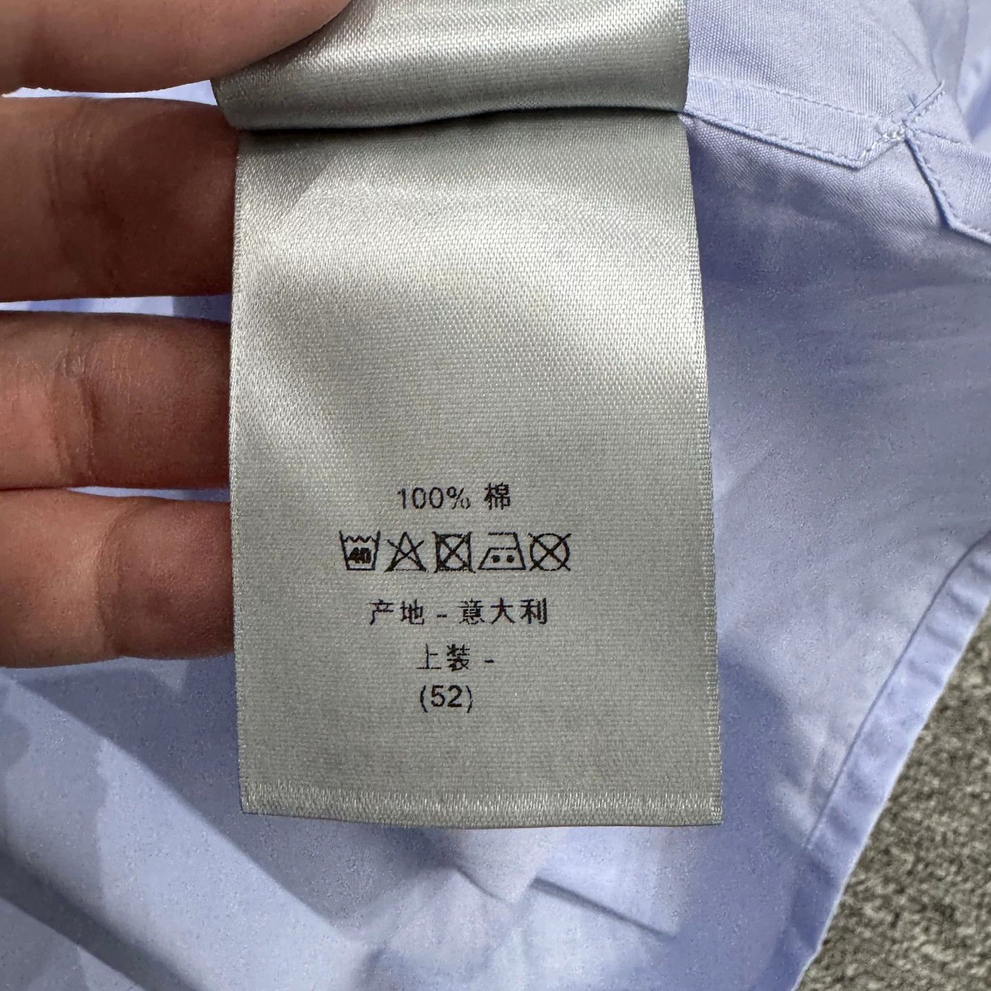 Dior Dior Sailor Collar Popover Shirt Size 52 Size US L / EU 52-54 / 3 - 5 Thumbnail