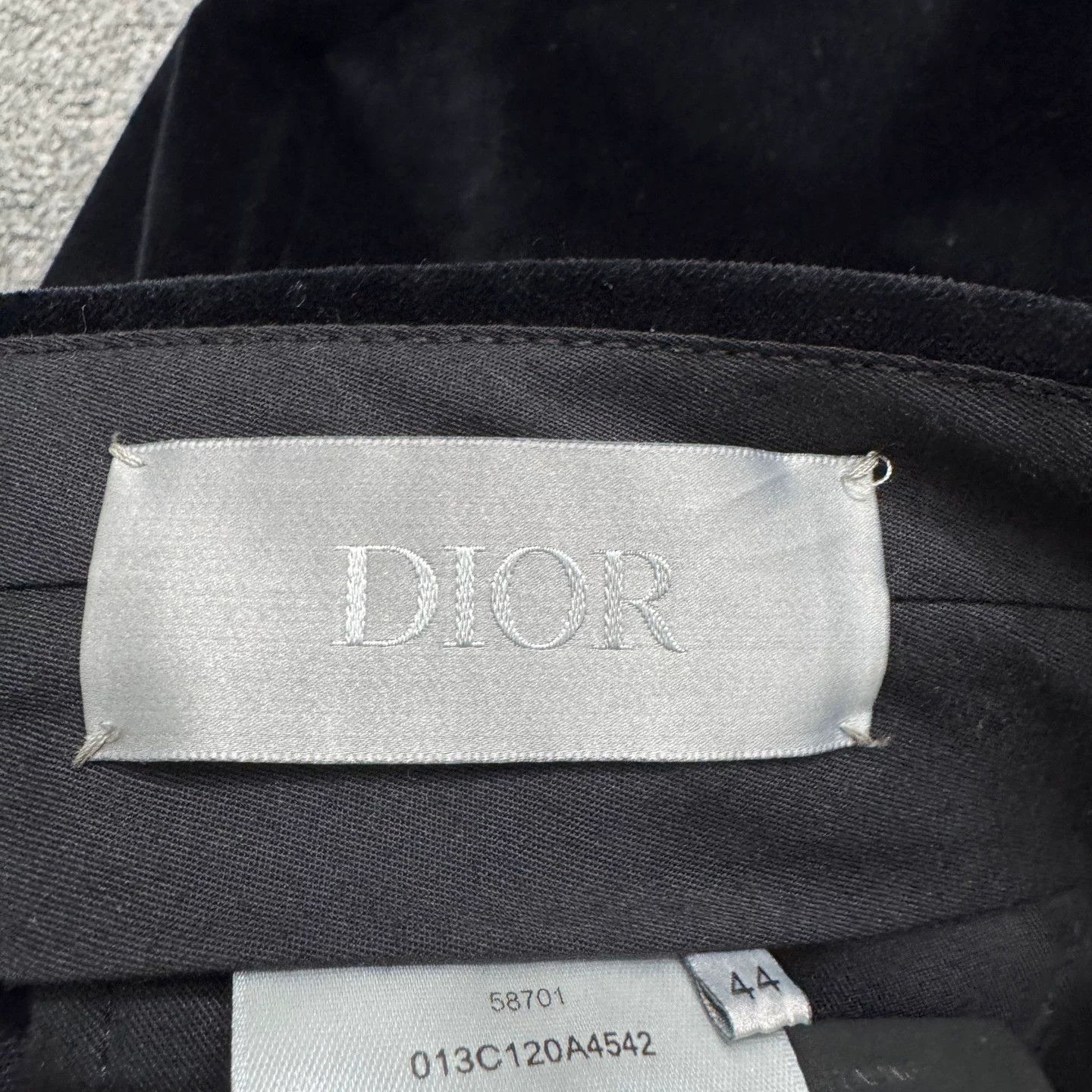 Dior Dior Velvet Trousers Size 28 Size US 28 / EU 44 - 3 Thumbnail