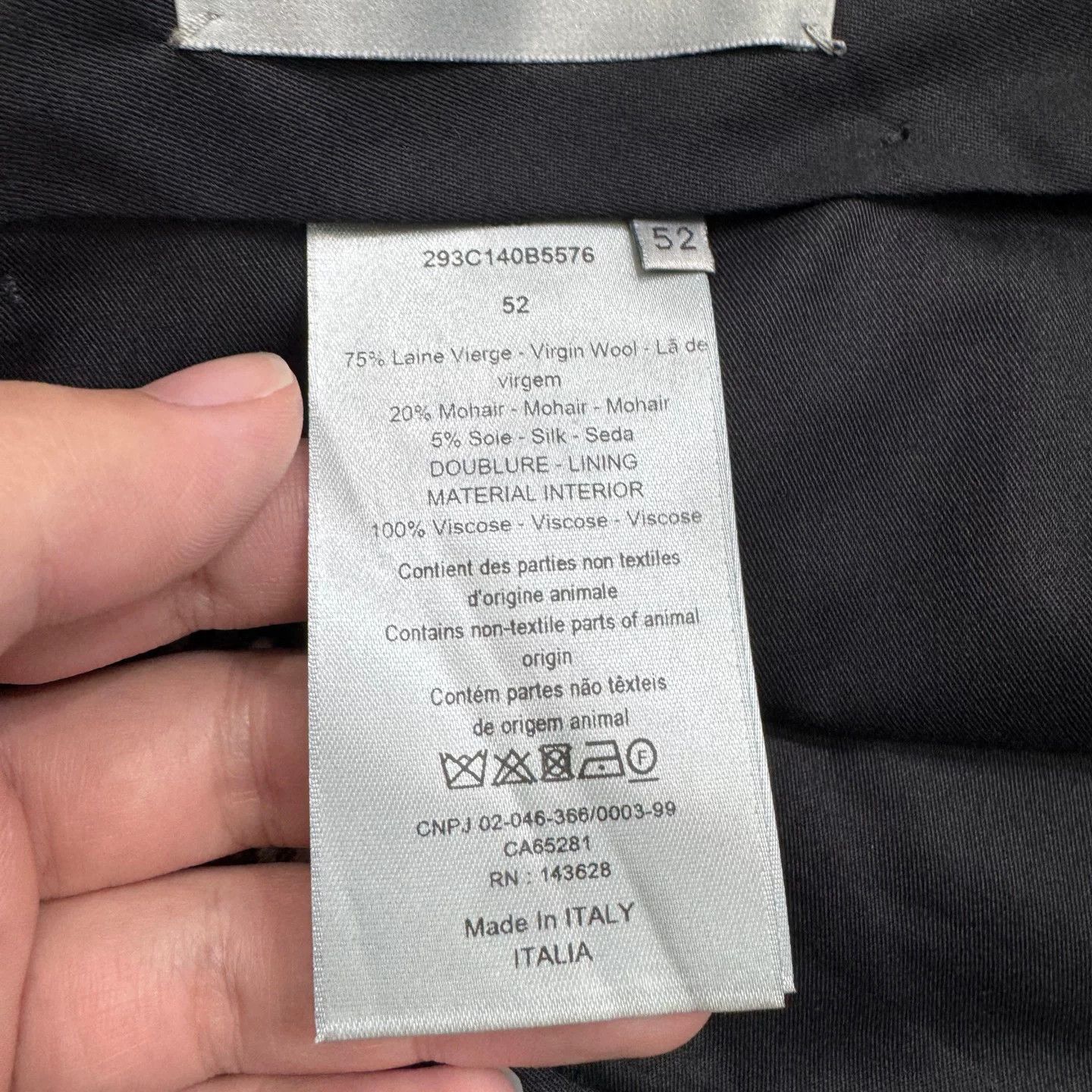 Dior Dior Checked Wool Trousers Size 52 Size US 36 / EU 52 - 4 Thumbnail