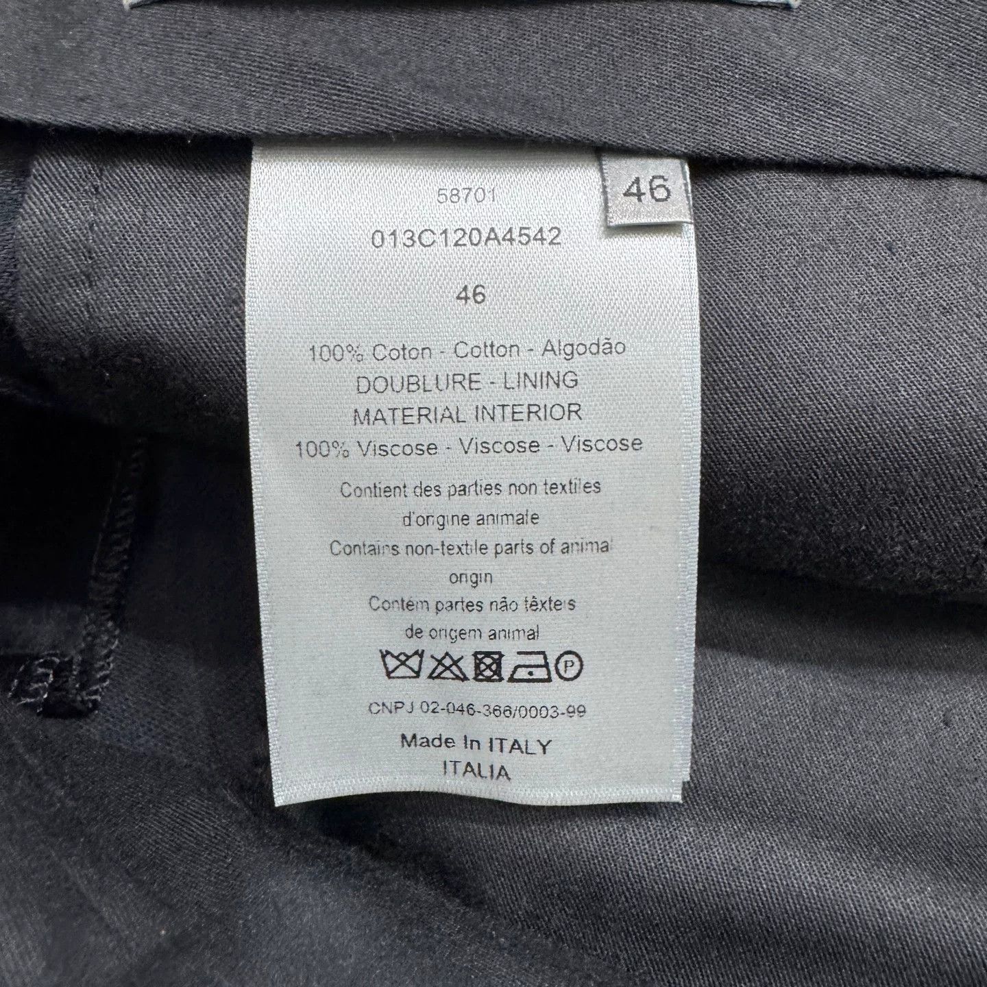 Dior Dior Velvet Casual Pants Size 46 Size US 30 / EU 46 - 4 Thumbnail