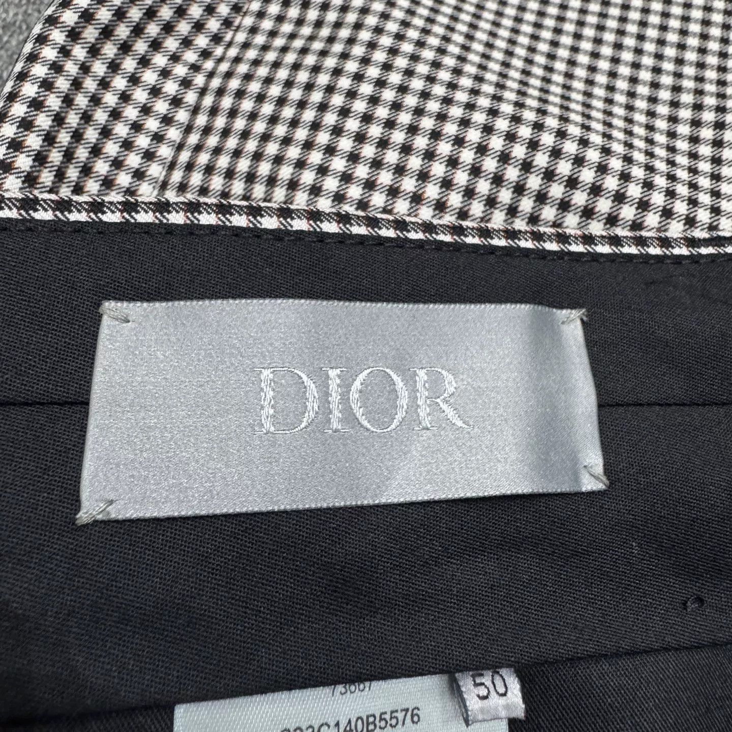 Dior Dior Plaid Wool Mohair Trousers Size 50 Size US 34 / EU 50 - 5 Thumbnail