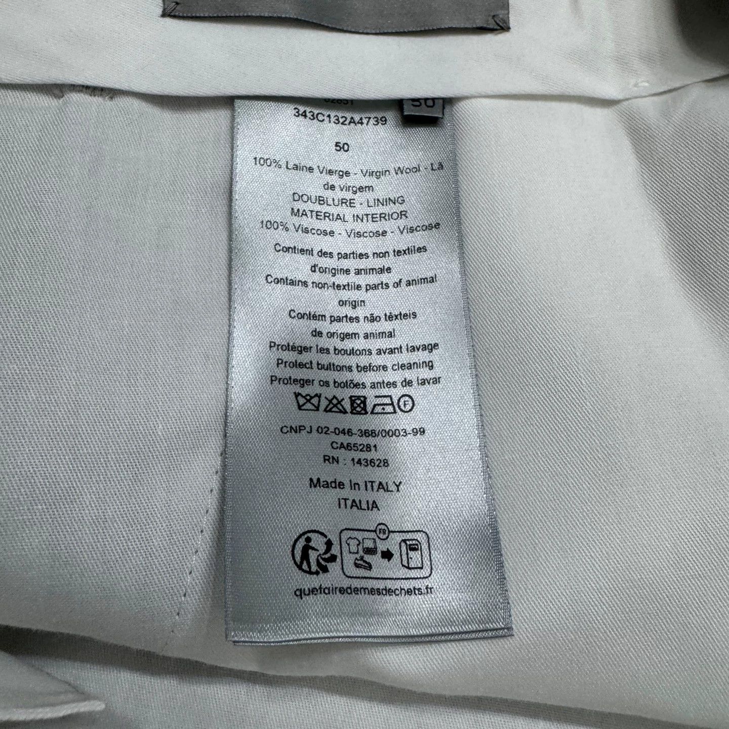 Dior Dior Wool Casual Pants Size 50 Size US 34 / EU 50 - 4 Thumbnail