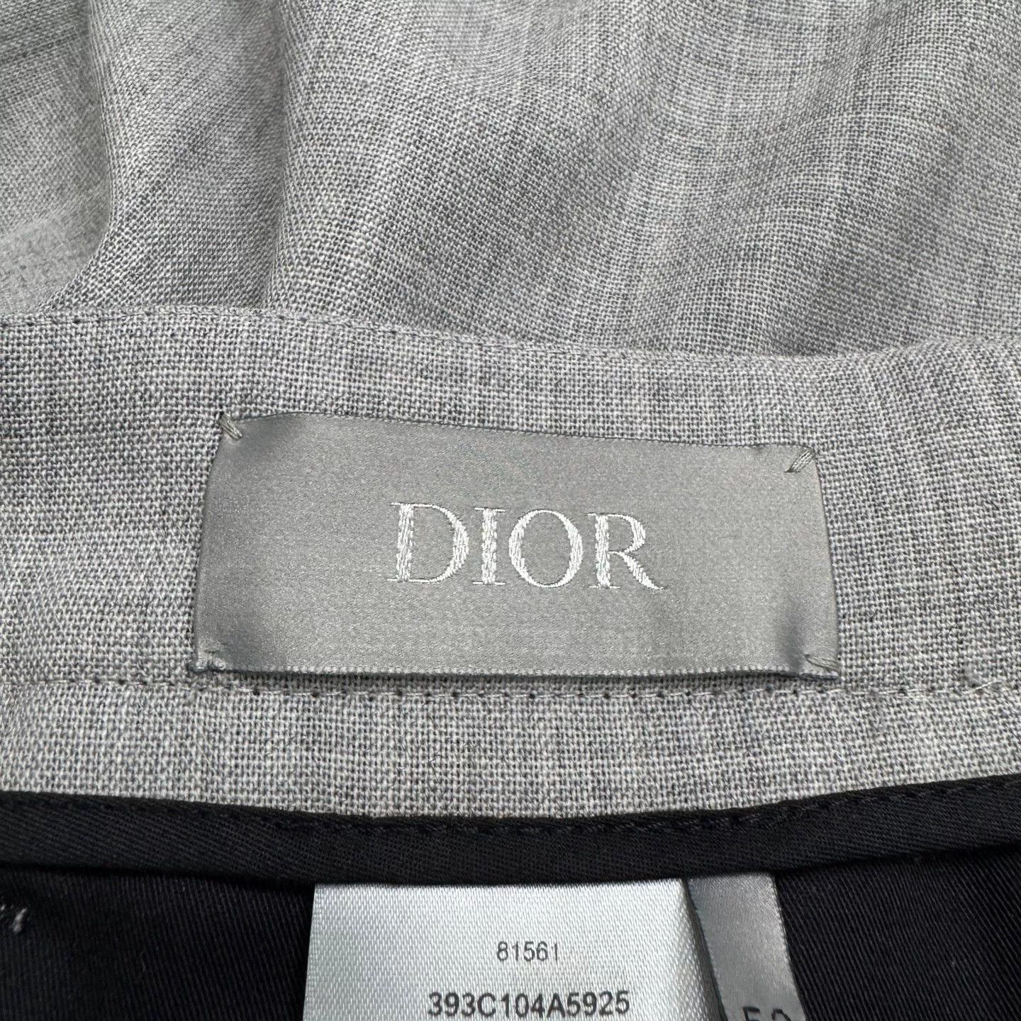 Dior Dior Gray Virgin Wool Casual Pants Size 36 Size US 36 / EU 52 - 3 Thumbnail