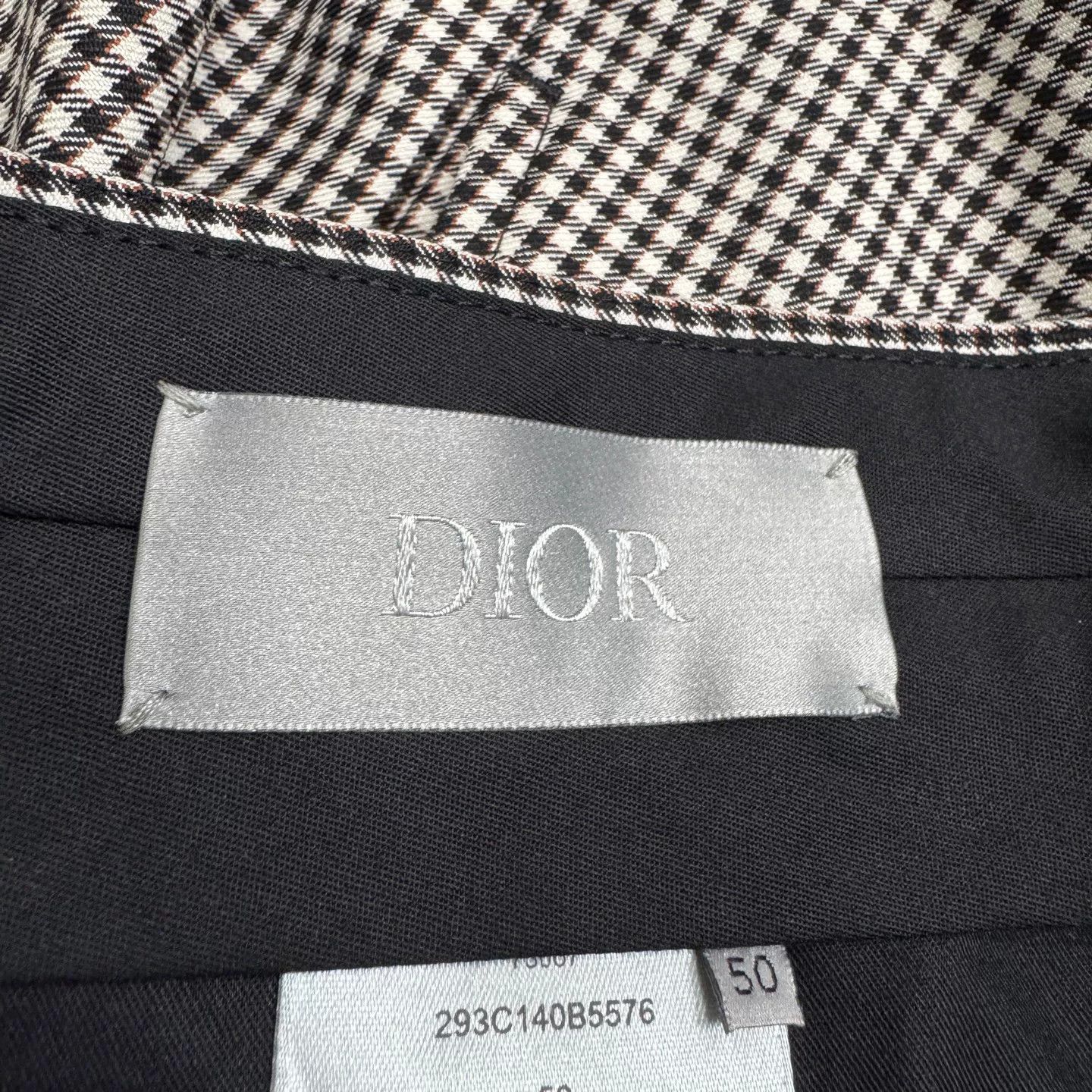Dior Dior Plaid Wool Trousers Size 50 Size US 34 / EU 50 - 3 Thumbnail