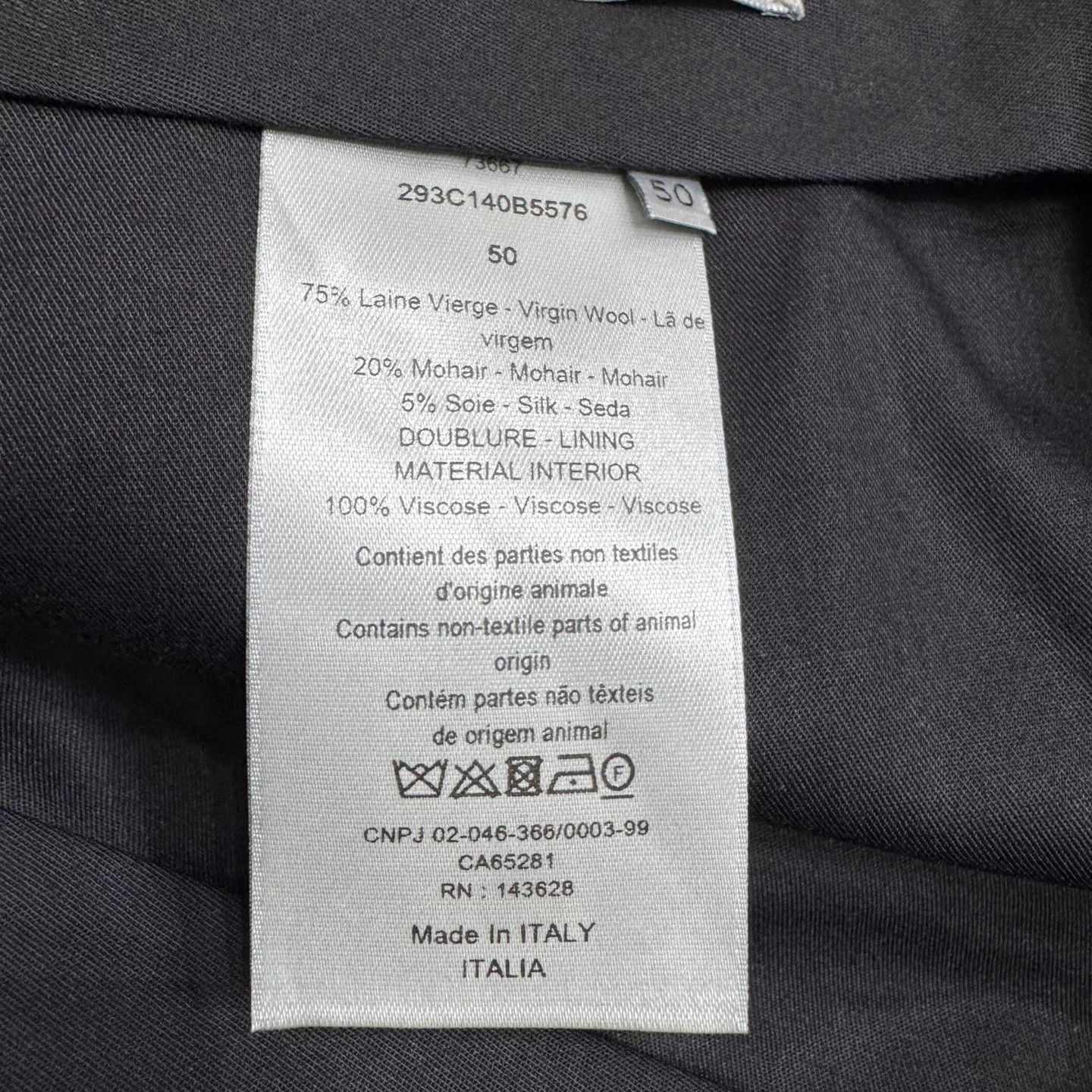 Dior Dior Plaid Wool Trousers Size 50 Size US 34 / EU 50 - 4 Thumbnail