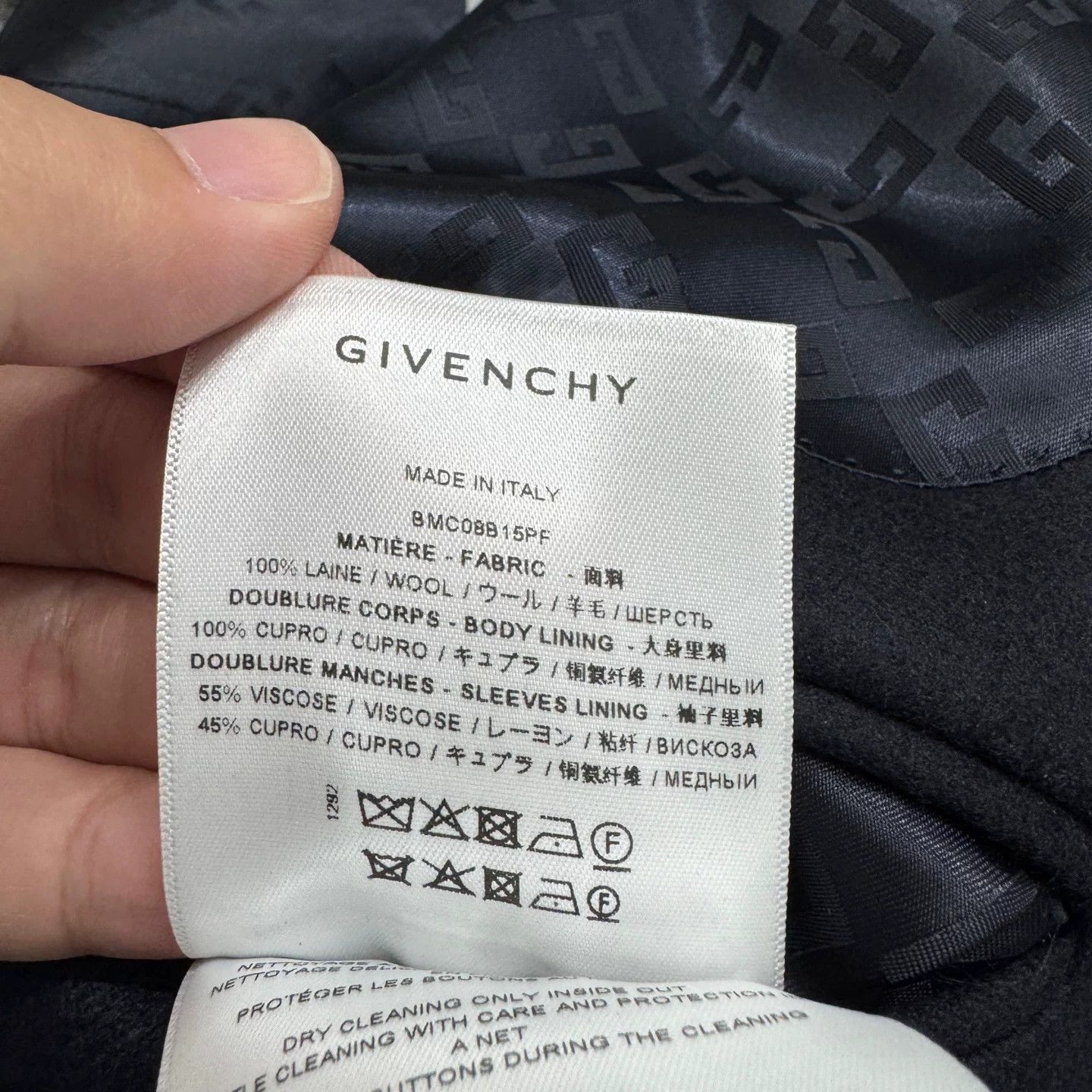 Givenchy Givenchy Wool Coat Size L Size US L / EU 52-54 / 3 - 4 Thumbnail