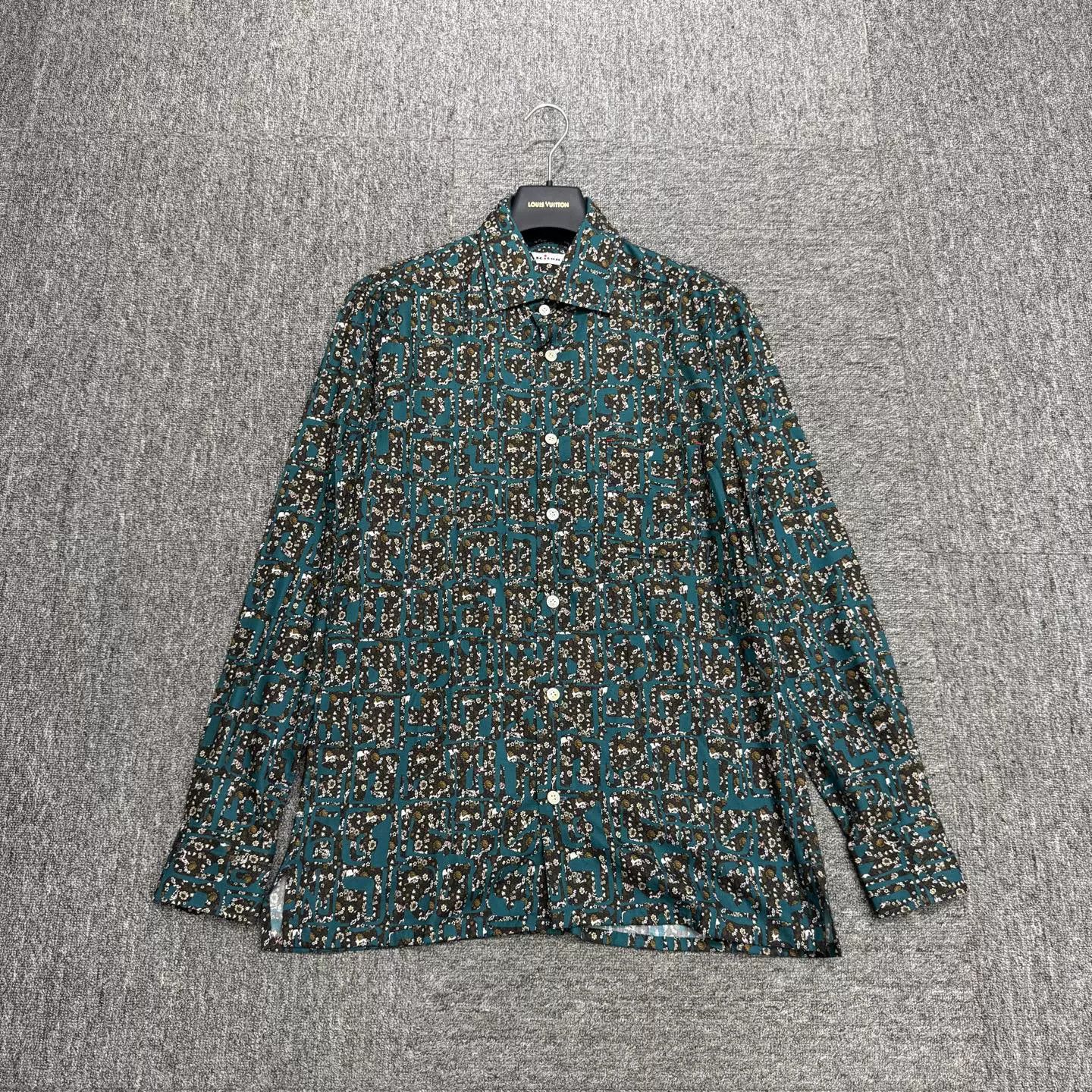 Kiton Kiton Floral Print Shirt Size S Size US S / EU 44-46 / 1 - 2 Thumbnail