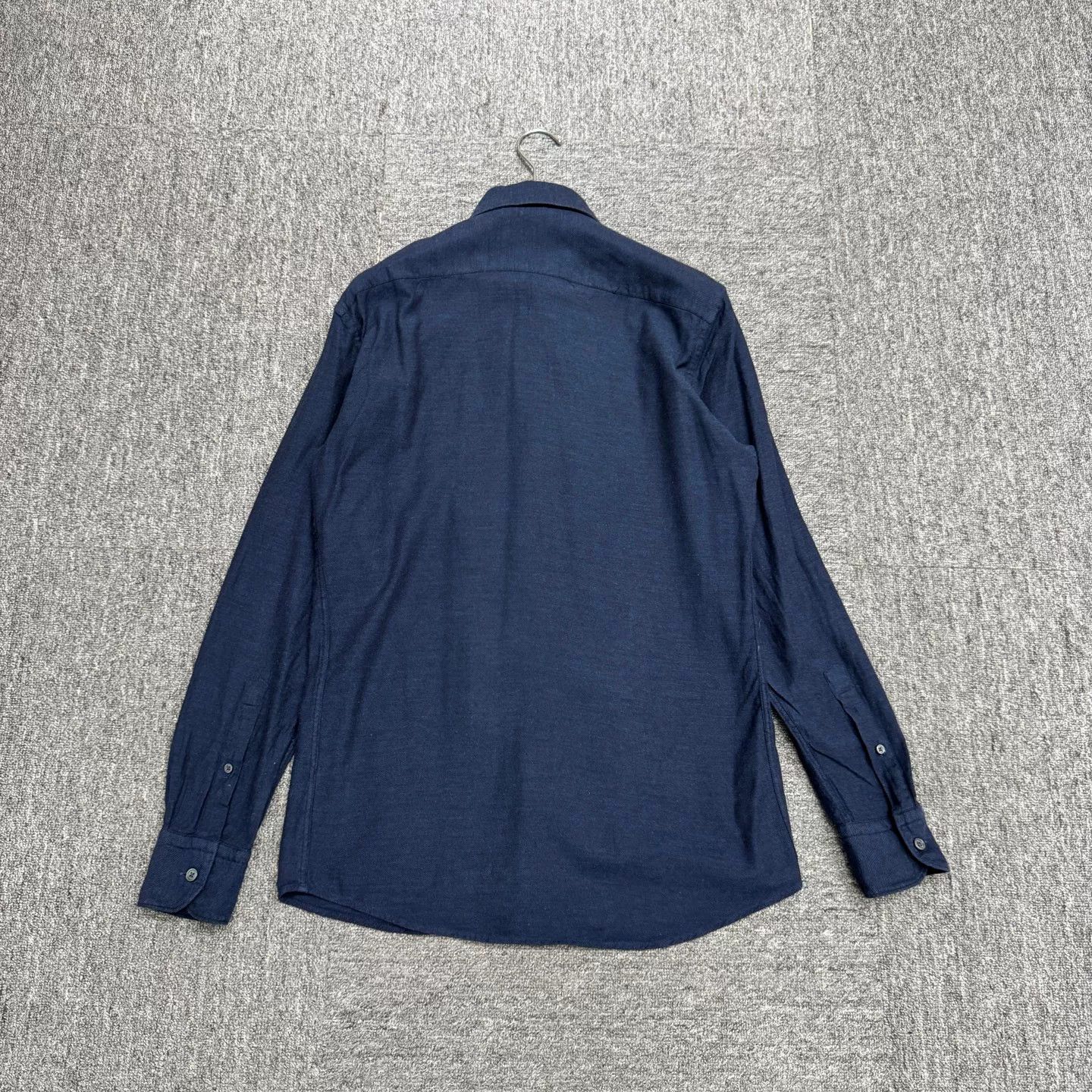 Z Zegna Zegna Cashco Cotton Cashmere Button Up Shirt Size S Size US S / EU 44-46 / 1 - 6 Thumbnail