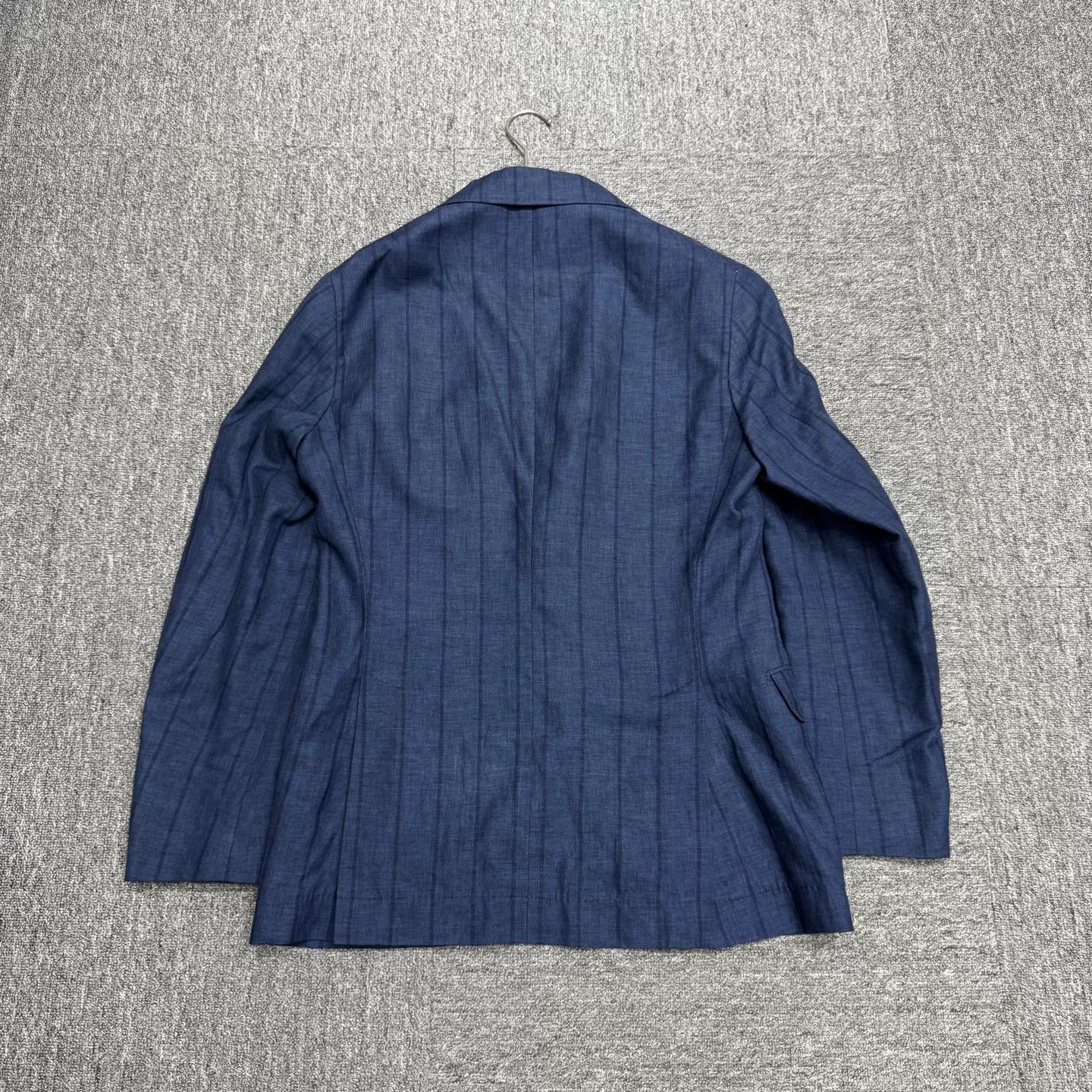 Brunello Cucinelli Brunello Cucinelli Striped Wool Blazer Size 36R Size 36R - 6 Thumbnail
