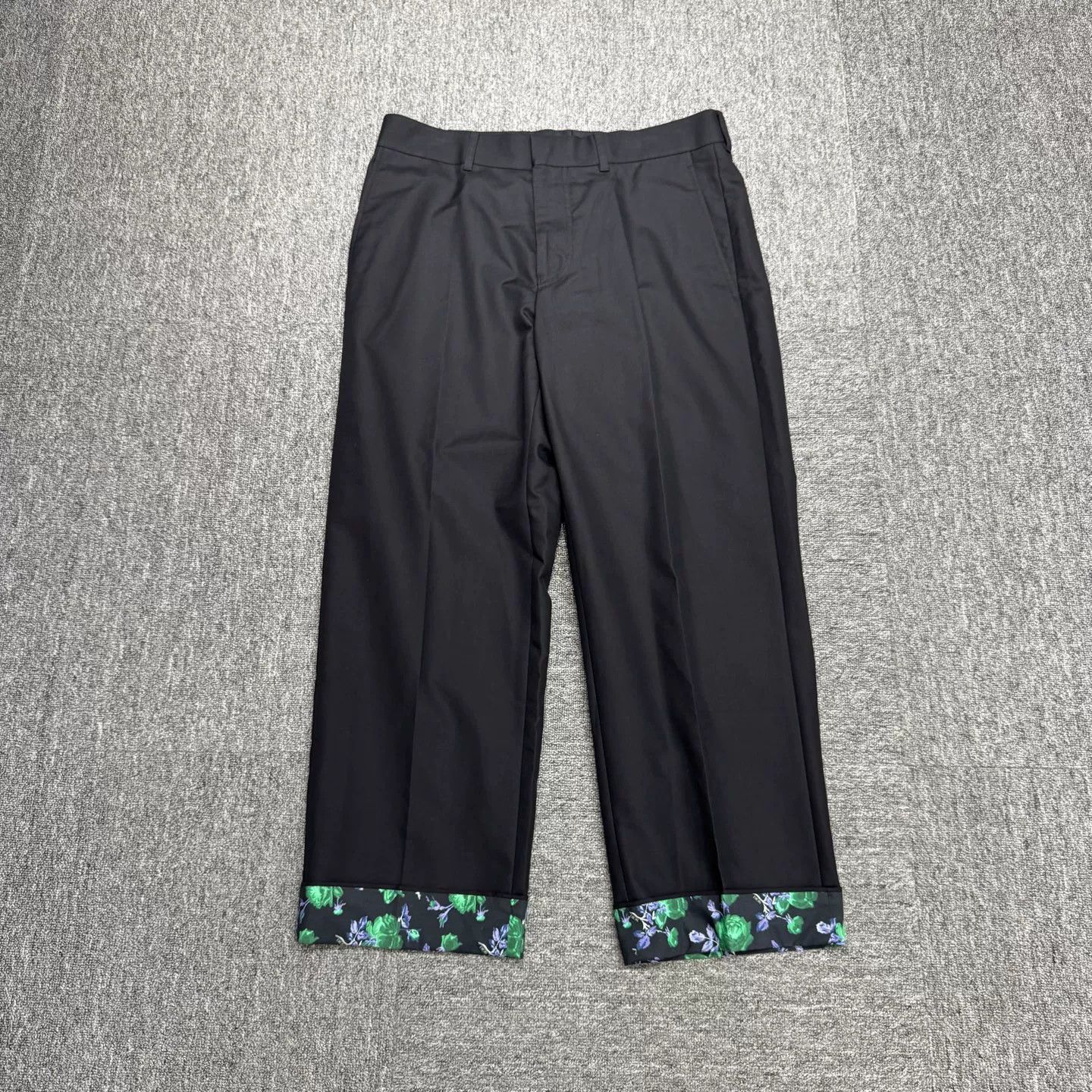 Dior Dior Floral Cuff Trousers Size 48 Size US 32 / EU 48 - 4 Thumbnail