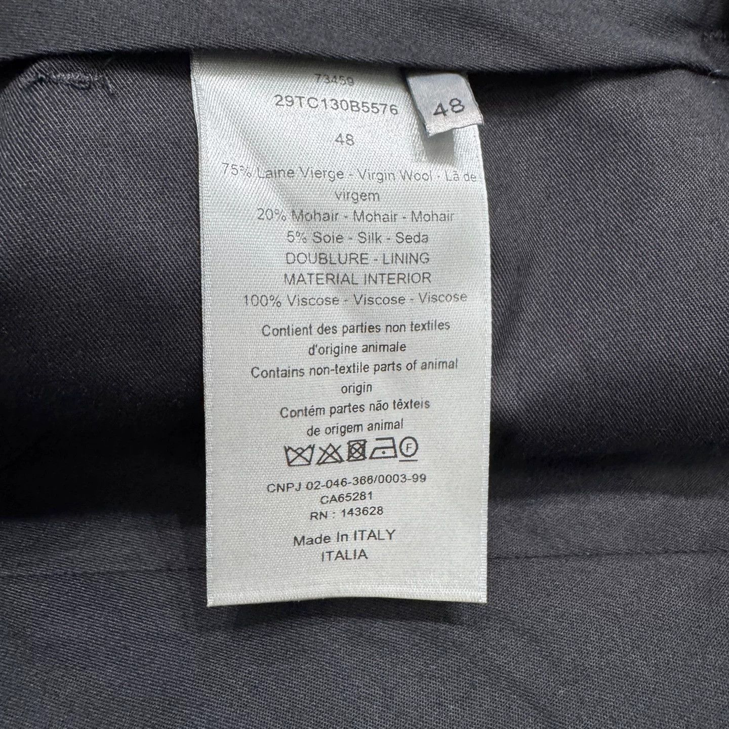 Dior Dior Checked Wool Mohair Blend Trousers Size 48 Size US 32 / EU 48 - 4 Thumbnail