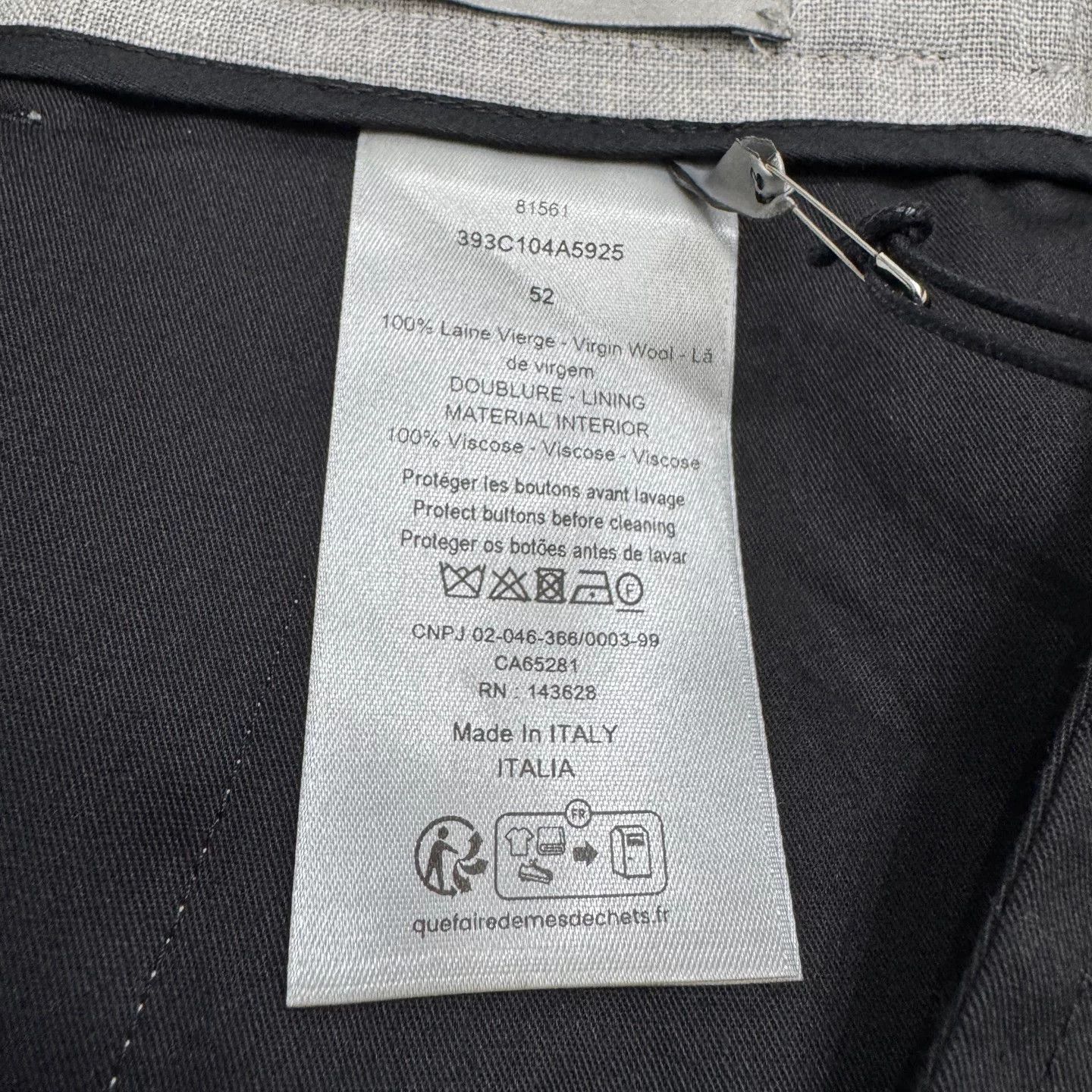 Dior Dior Wool Trousers Size US 36 / EU 52 Size US 36 / EU 52 - 4 Thumbnail