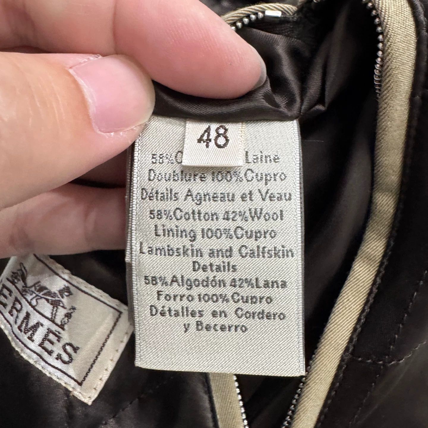 Hermes Hermes Leather Elbow Patch Bomber Jacket Size 48 Size US M / EU 48-50 / 2 - 4 Thumbnail