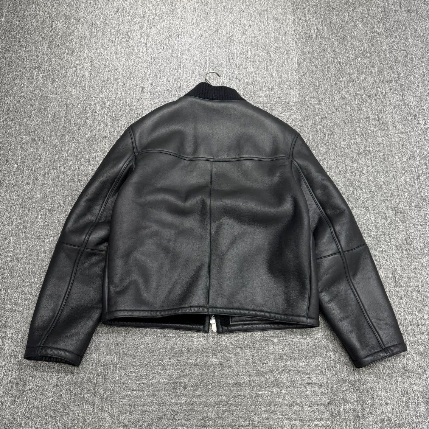 Hermes Hermès Leather Shearling Bomber Jacket Size L Size US L / EU 52-54 / 3 - 6 Thumbnail