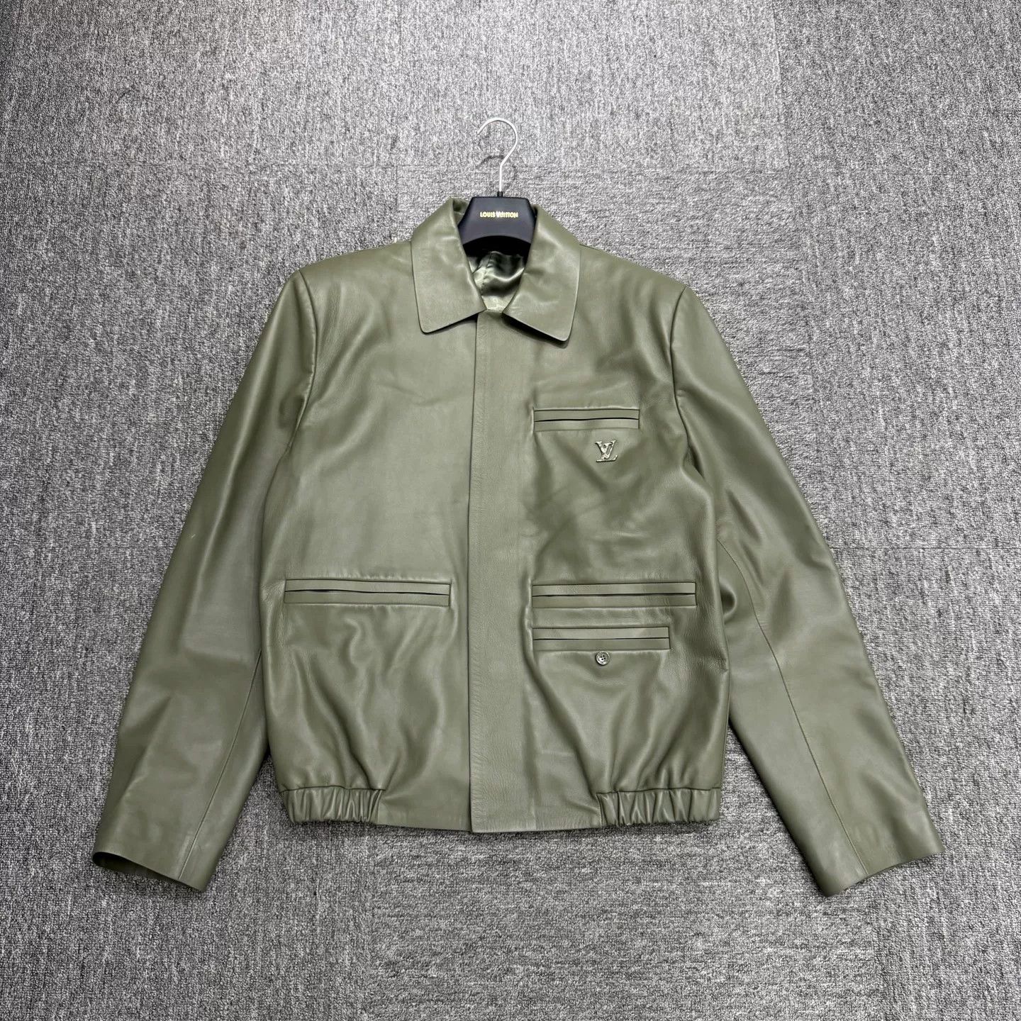 Louis Vuitton Louis Vuitton Lambskin Leather Jacket Size L Size US L / EU 52-54 / 3 - 2 Thumbnail