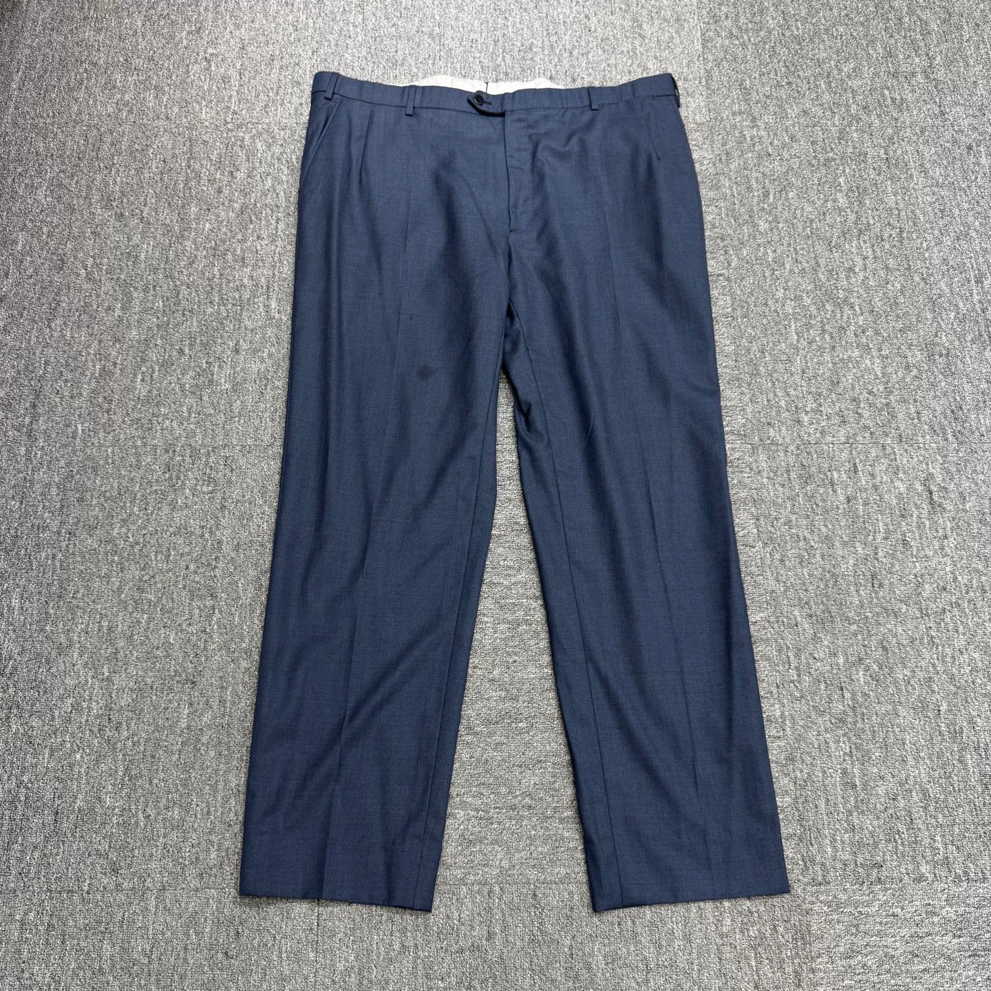 Brioni Brioni Wool Casual Pants Navy US 44 Size US 44 / EU 60 - 2 Thumbnail