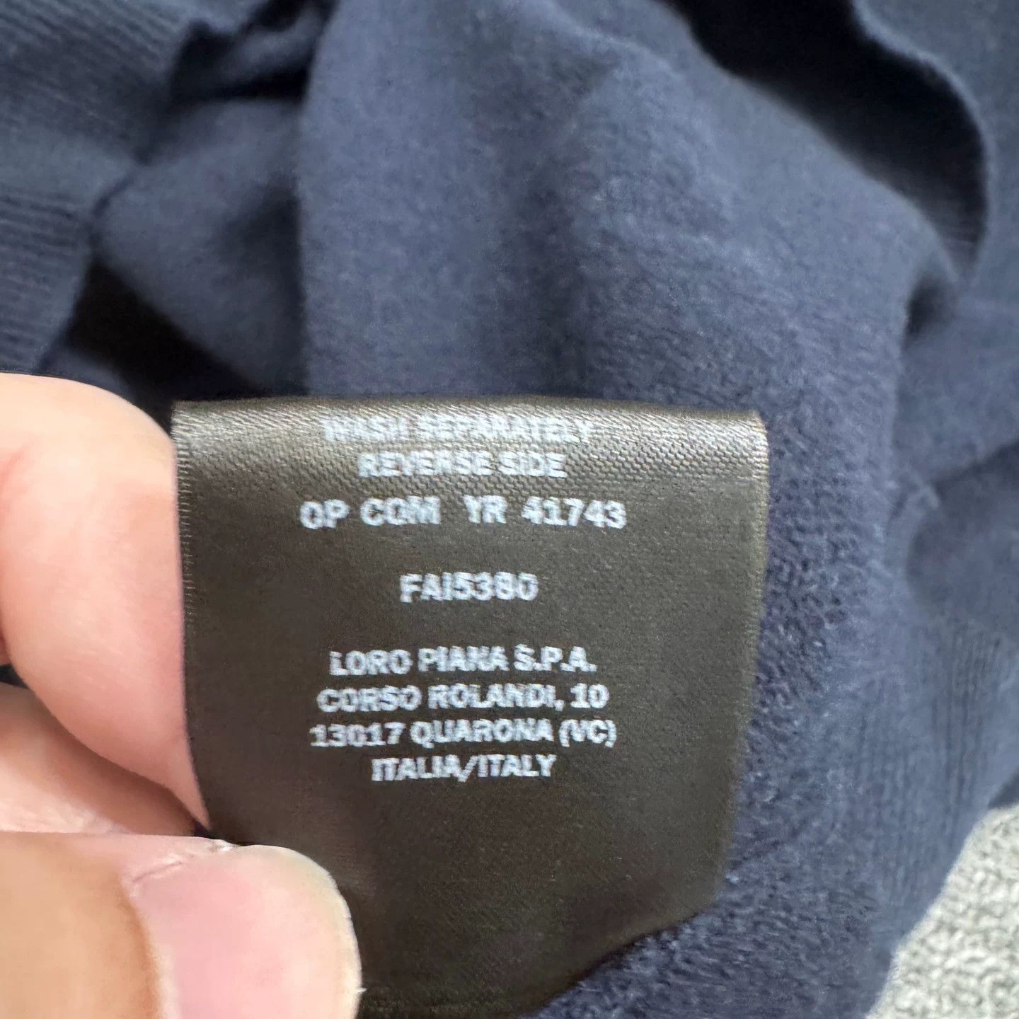 Loro Piana Loro Piana Baby Cashmere Quarter Zip Sweater Size M Size US M / EU 48-50 / 2 - 5 Thumbnail