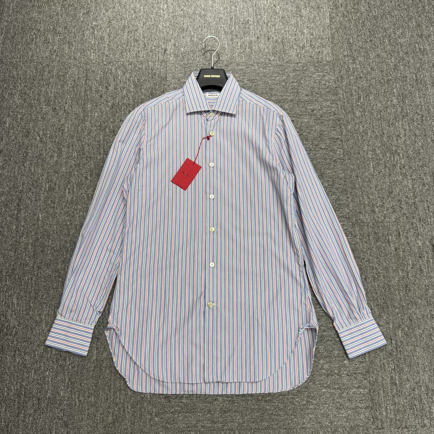 Kiton Kiton Striped Button Up Shirt Size S Size US S / EU 44-46 / 1 - 4 Thumbnail
