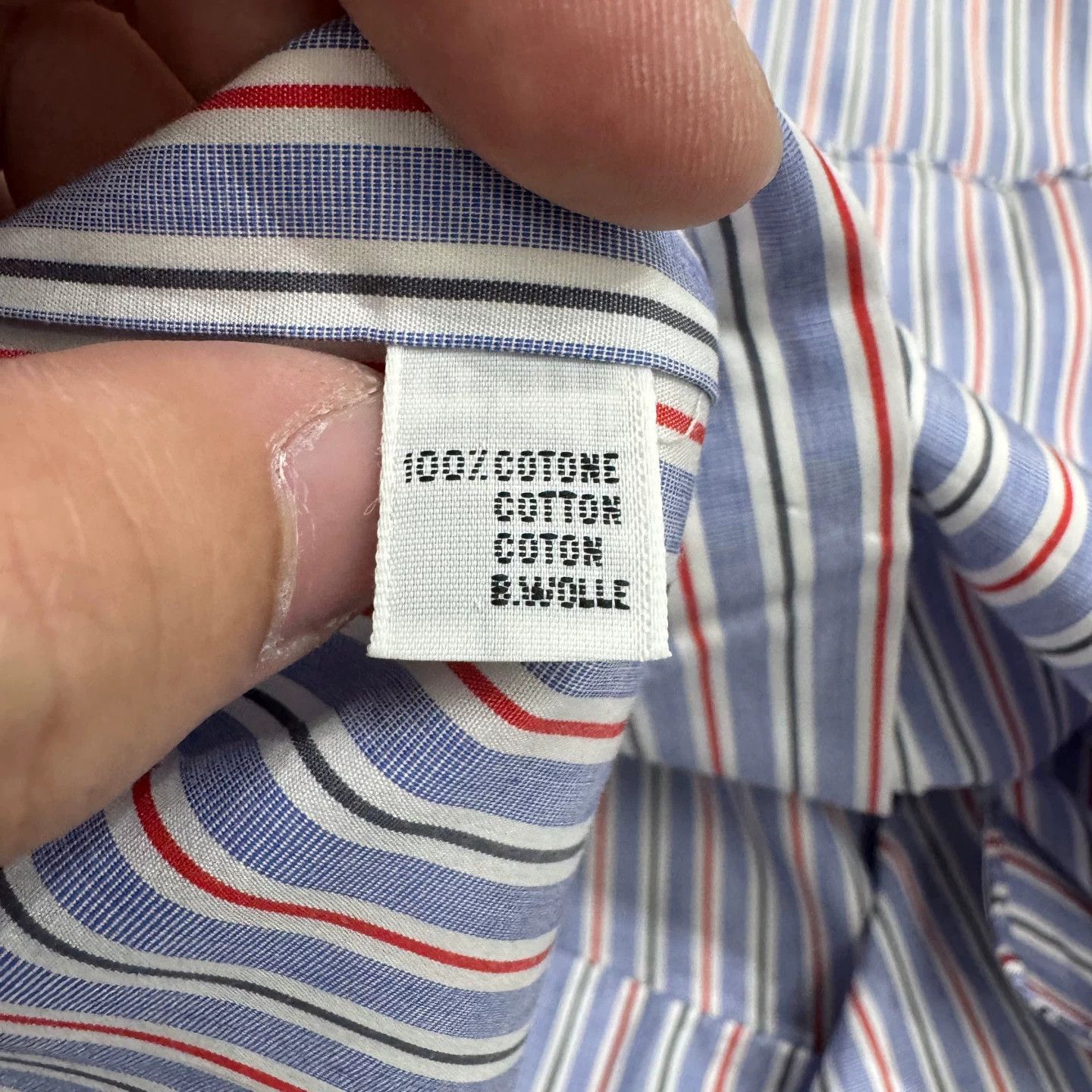 Kiton Kiton Striped Button Up Shirt Size S Size US S / EU 44-46 / 1 - 6 Thumbnail