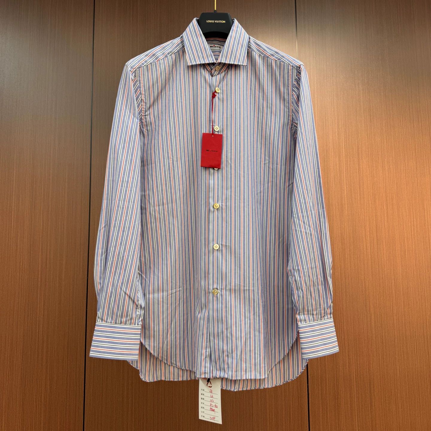 Kiton Kiton Striped Button Up Shirt Size S Size US S / EU 44-46 / 1 - 2 Thumbnail