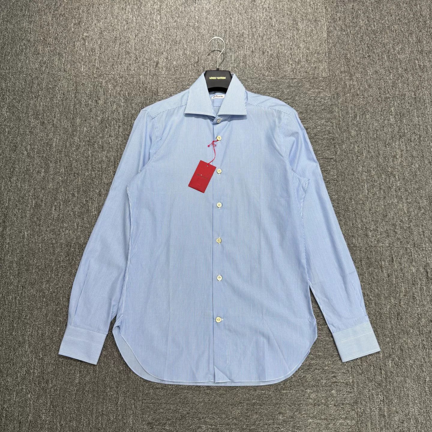 Kiton Kiton Striped Shirt Size 38 Size US S / EU 44-46 / 1 - 4 Thumbnail