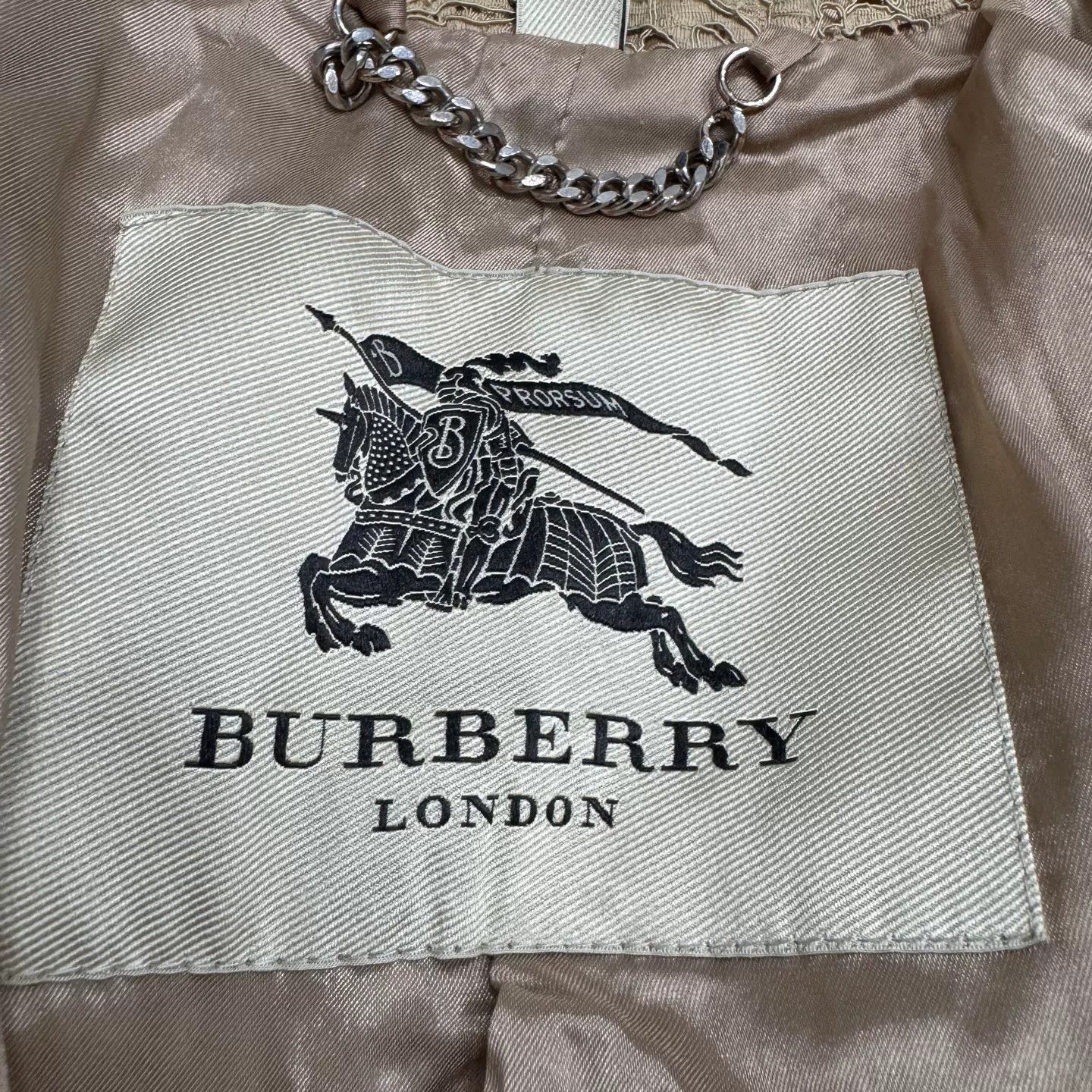 Burberry Burberry Lace Trench Coat Size 44 Size M / US 6-8 / IT 42-44 - 4 Thumbnail