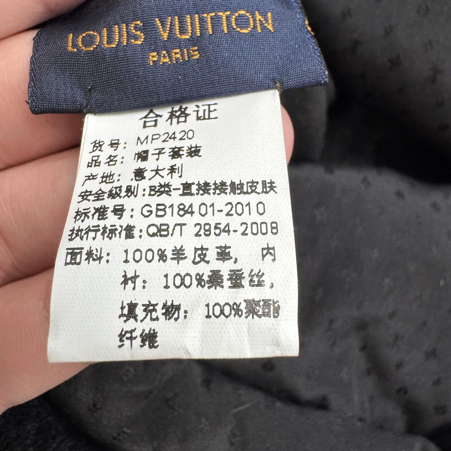 Louis Vuitton Louis Vuitton Lambskin Fur Hat Size ONE SIZE - 5 Thumbnail