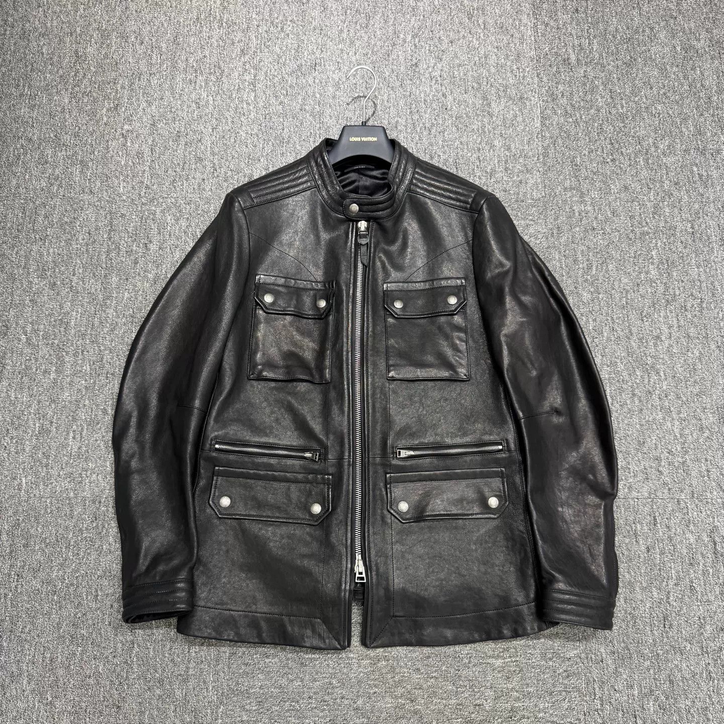 Tom Ford Tom Ford Lambskin Multi-Pocket Leather Jacket Size 52 Size US L / EU 52-54 / 3 - 2 Thumbnail