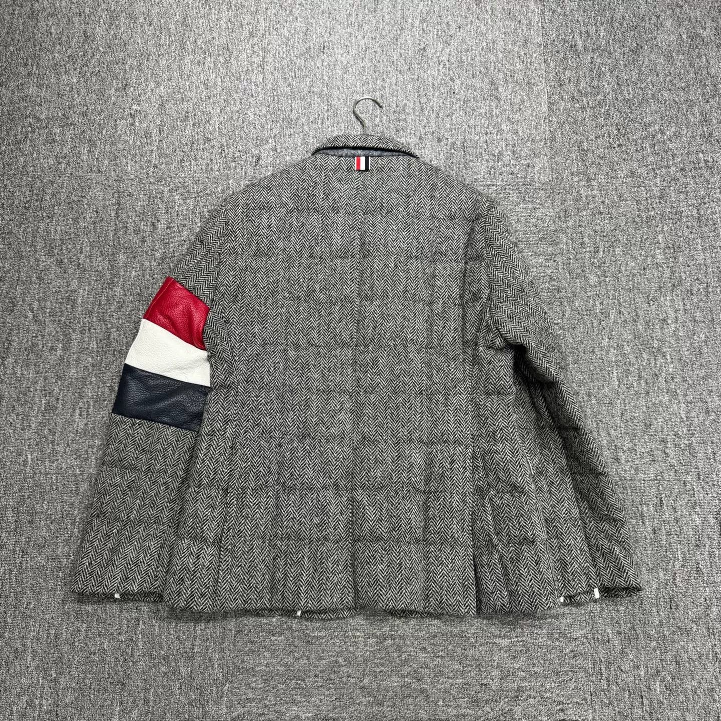 Thom Browne Thom Browne Herringbone Down Blazer Size M Size 38R - 7 Thumbnail