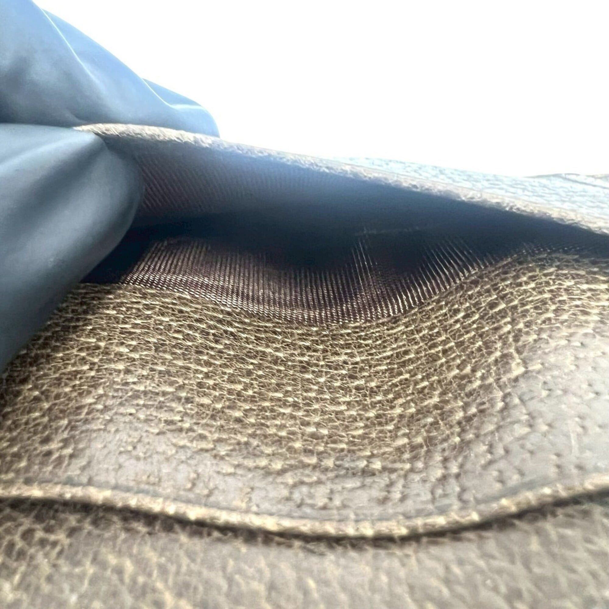 Gucci GUCCI Vintage GG Logo Wallet, Canvas and Leather, Brown, 33572 Size ONE SIZE - 9 Thumbnail
