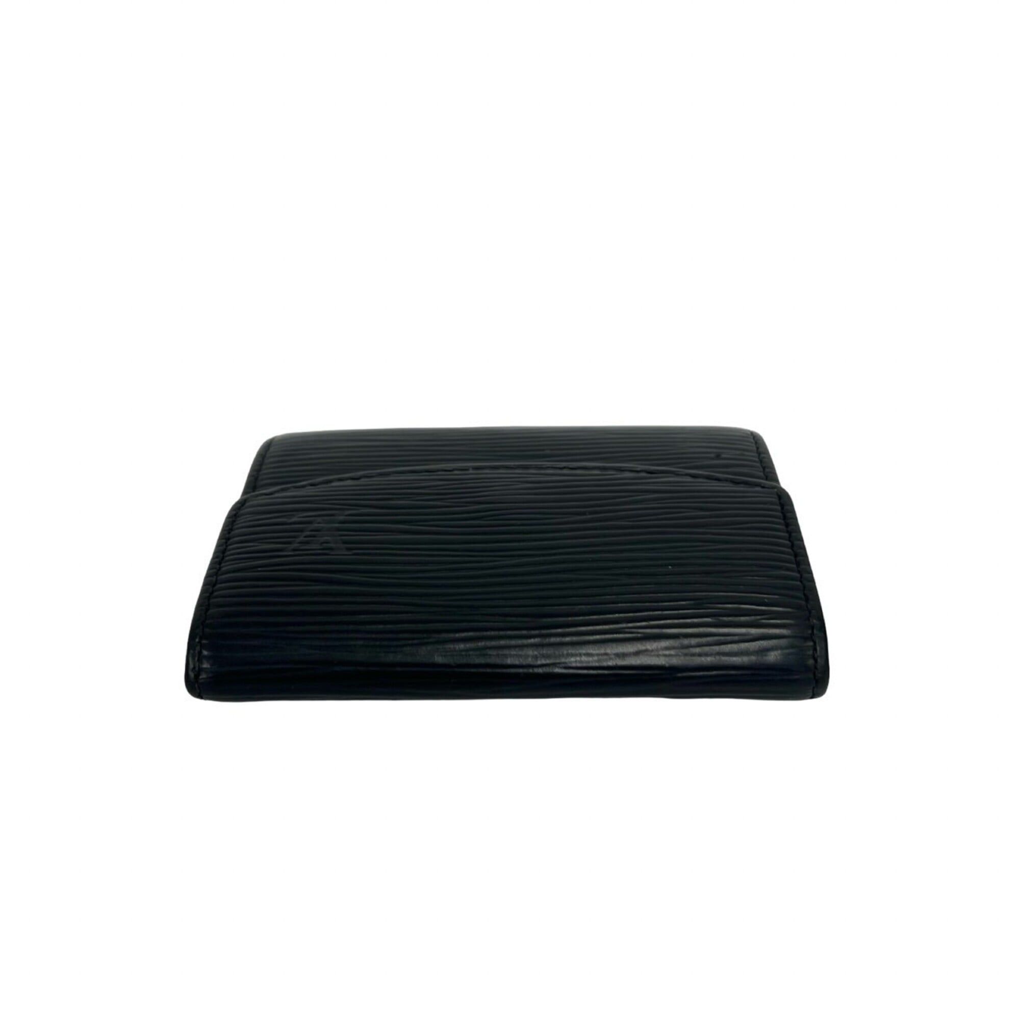 Louis Vuitton Louis Vuitton Portemonnaie Simple Epi Leather Genuine Wallet/Coin Purse Noir Black 36326 Size ONE SIZE - 3 Thumbnail