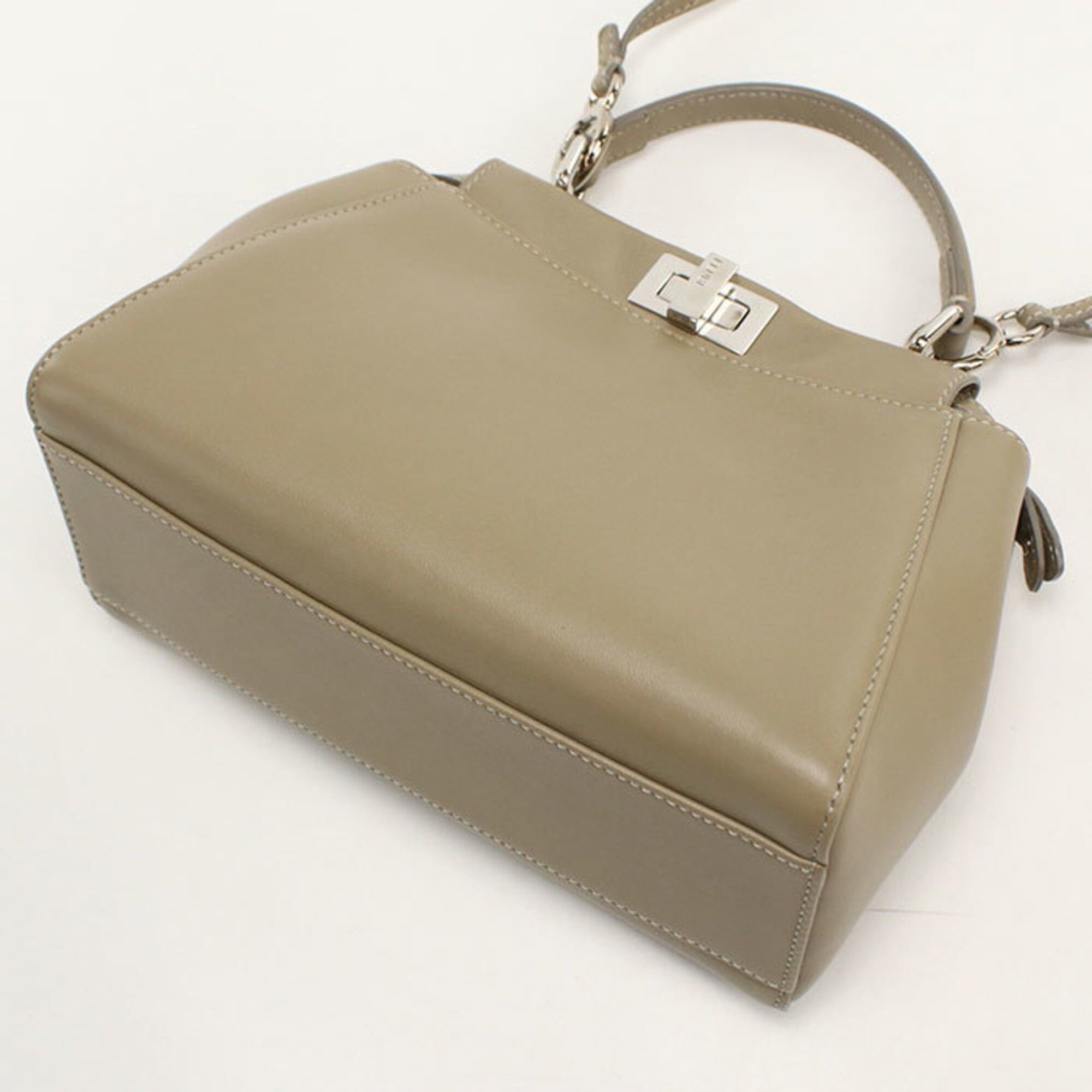Fendi FENDI handbag 8BN244 2WAY Peekaboo Women's Beige Size ONE SIZE - 2 Thumbnail
