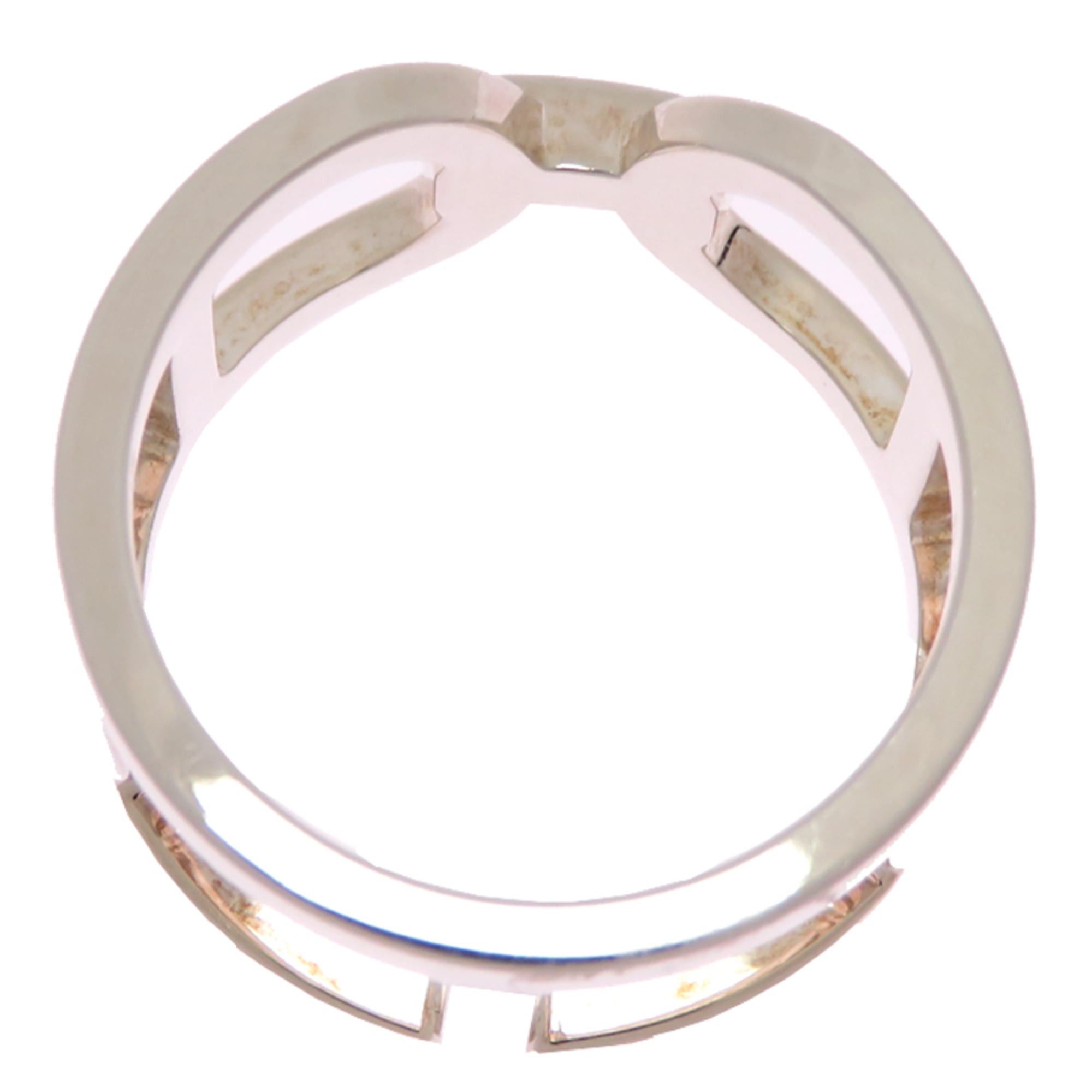 Hermes Hermes #55 Ever Chaine d'Ancre Women's Ring H116619B Sterling Silver 925 Size ONE SIZE - 3 Thumbnail