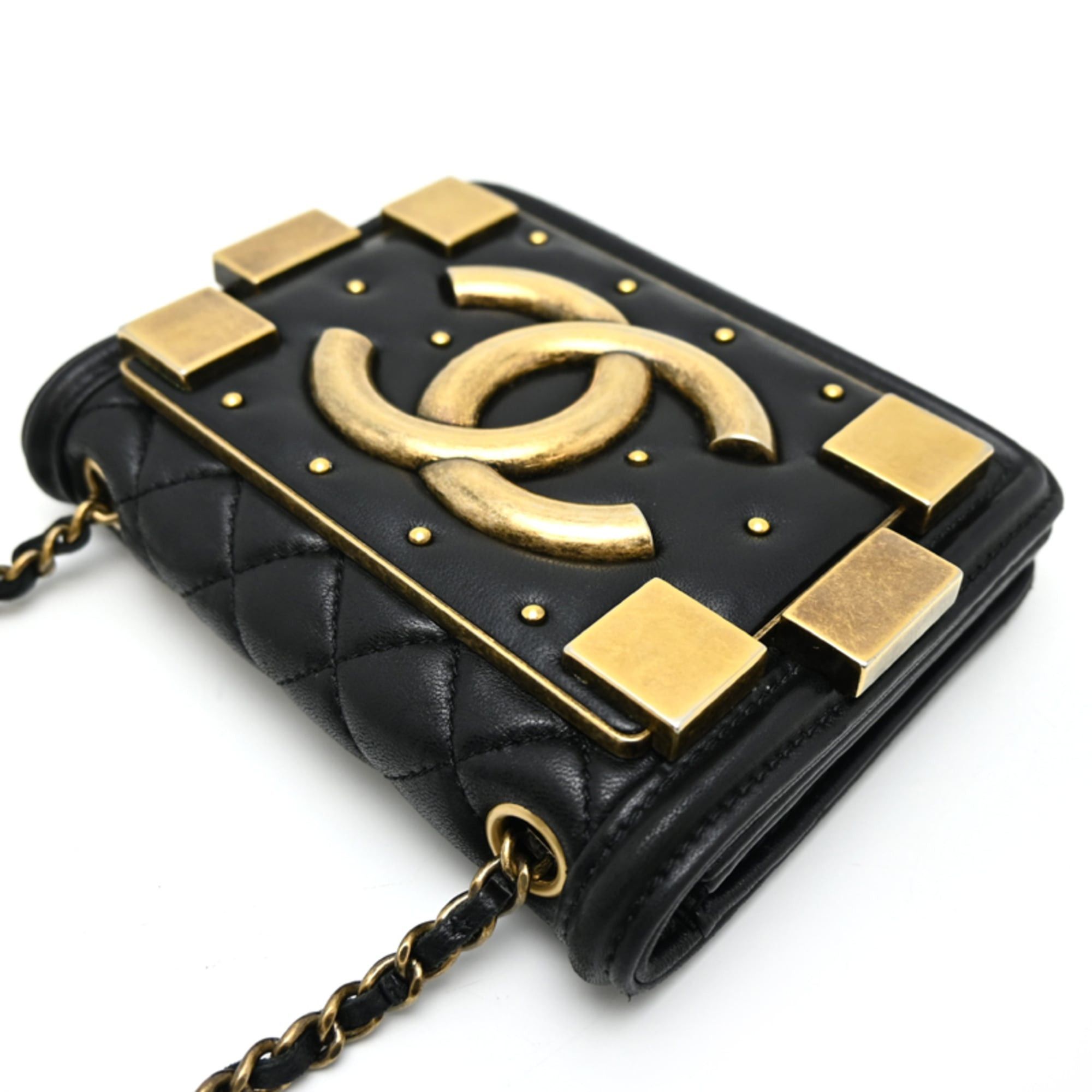 Chanel Chanel Lego Boy Women's Shoulder Bag, Lambskin, Noir (Black) Size ONE SIZE - 3 Thumbnail