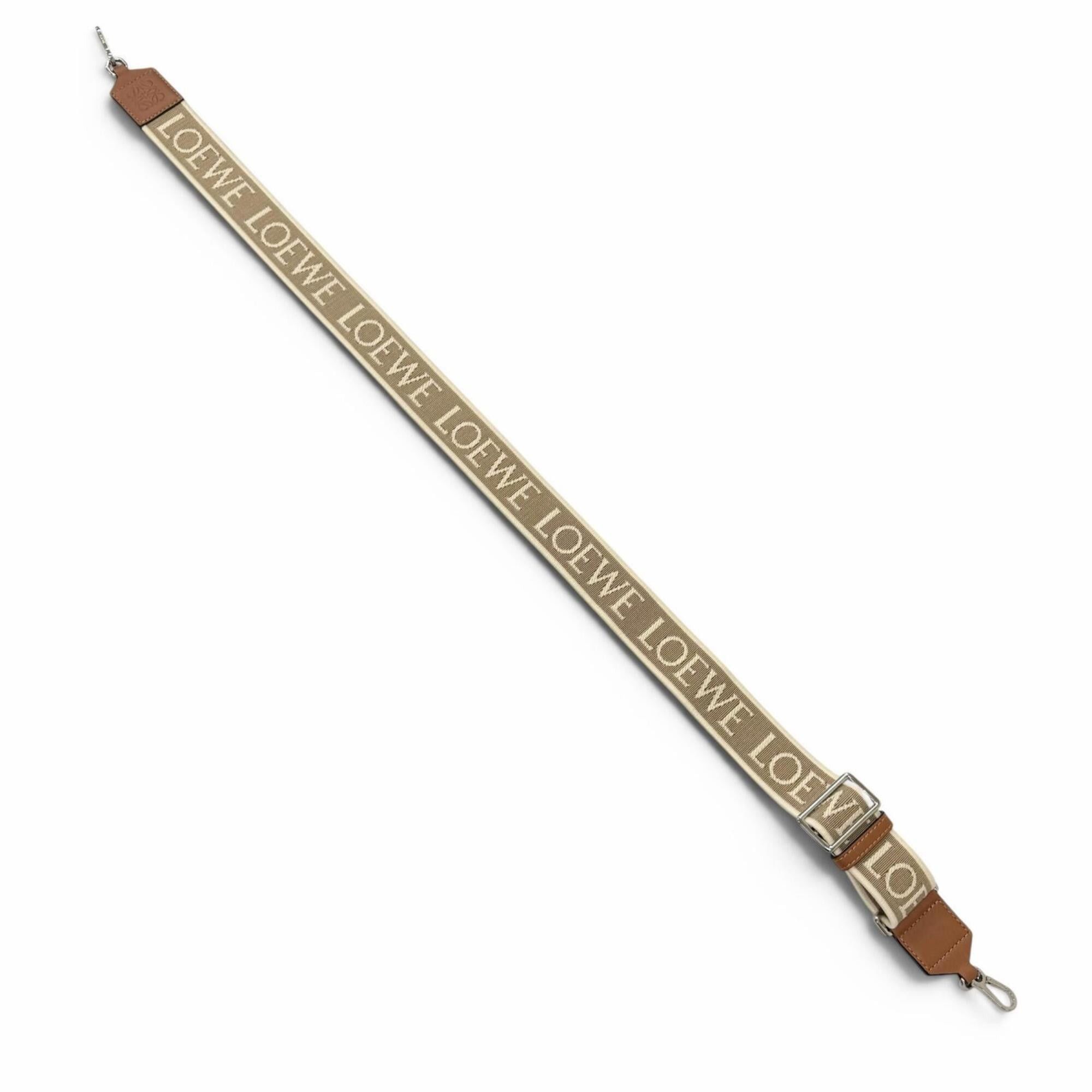 Loewe LOEWE C073T87X01 Canvas Leather Anagram Shoulder Strap Beige Brown Made in Spain Men's with Dust Bag Size ONE SIZE - 3 Thumbnail