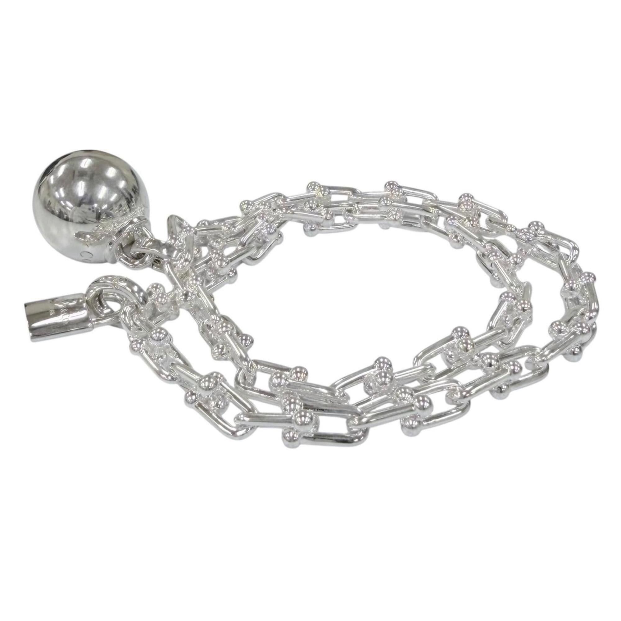 Tiffany & Co. TIFFANY&Co. Tiffany HardWear Small Wrap Bracelet, Large, AG925 Silver, Weight 46.33g, Women's/Men's Size ONE SIZE - 2 Thumbnail
