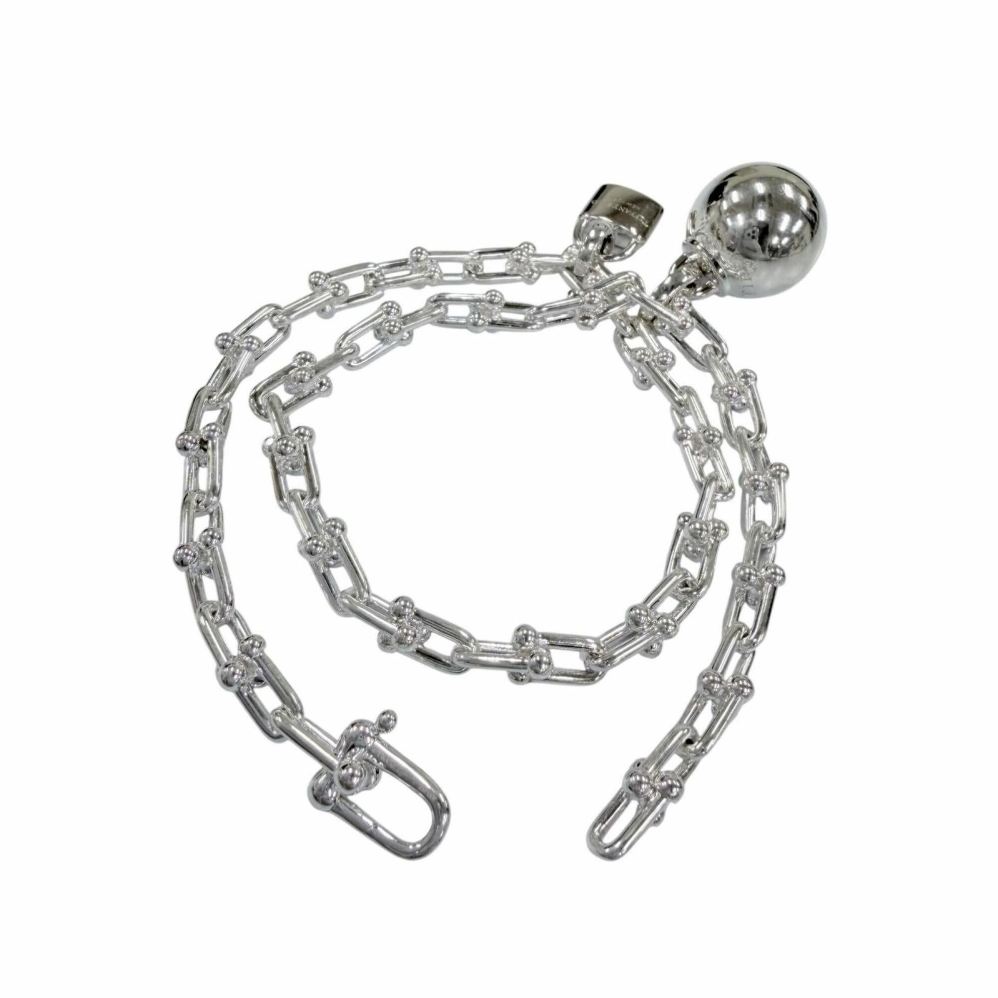Tiffany & Co. TIFFANY&Co. Tiffany HardWear Small Wrap Bracelet, Large, AG925 Silver, Weight 46.33g, Women's/Men's Size ONE SIZE - 3 Thumbnail
