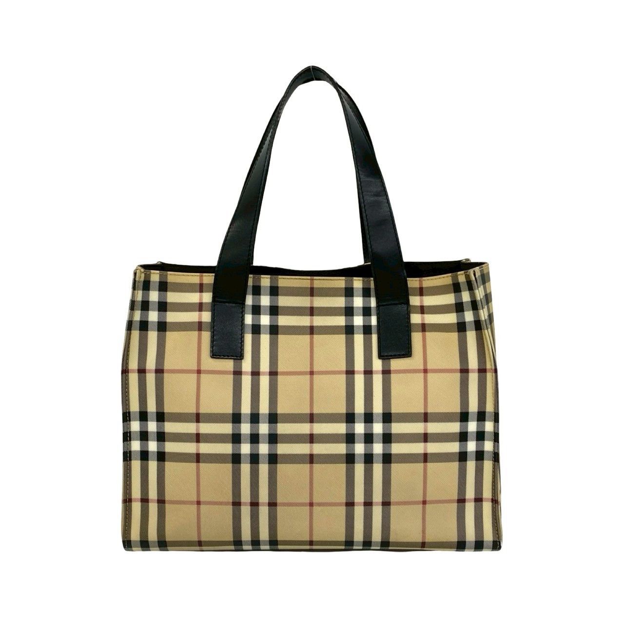 Burberry Burberry Burberry Leather Tote Bag Plastic / Synthetic Tote Bag DUTY FREE for USA Size ONE SIZE - 2 Thumbnail