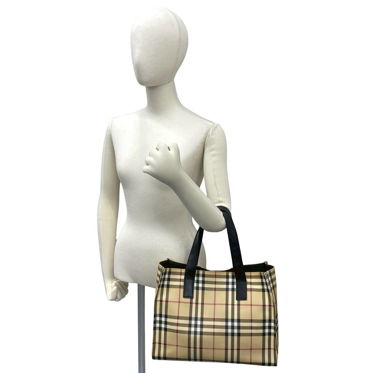 Burberry Burberry Burberry Leather Tote Bag Plastic / Synthetic Tote Bag DUTY FREE for USA Size ONE SIZE - 3 Thumbnail