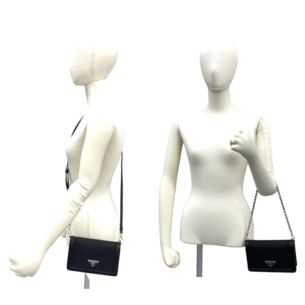 Prada Prada Prada Nylon Leather 2way Bag Textile Shoulder Bag DUTY FREE for USA Size ONE SIZE - 3 Thumbnail