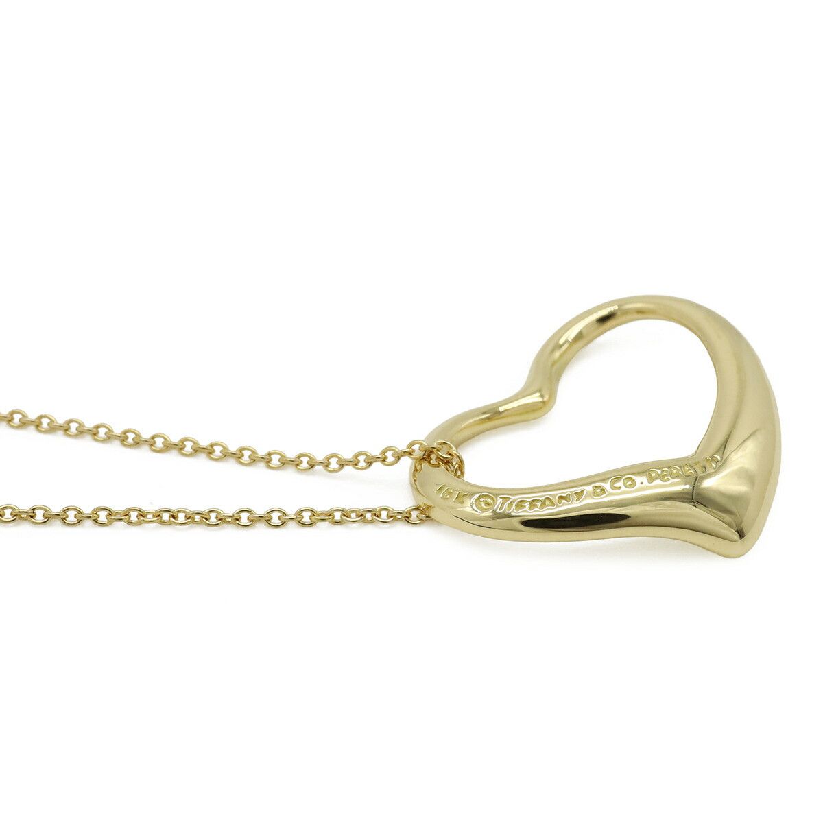Tiffany & Co. Tiffany & Co. Tiffany & Co. Elsa Peretti Open Heart Au750 Necklace Precious Metal Necklace DUTY FREE for USA Size ONE SIZE - 4 Thumbnail