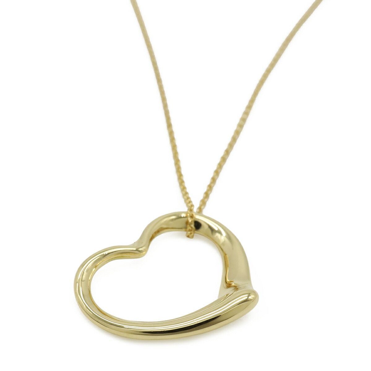 Tiffany & Co. Tiffany & Co. Tiffany & Co. Elsa Peretti Open Heart Au750 Necklace Precious Metal Necklace DUTY FREE for USA Size ONE SIZE - 3 Thumbnail